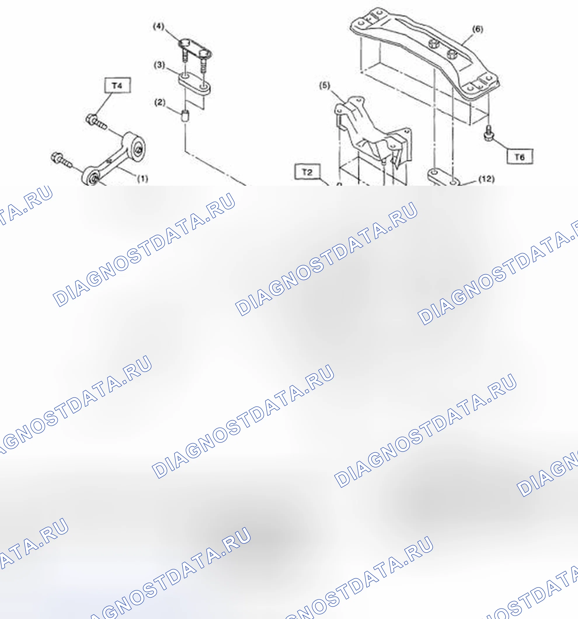 Рис. 397: МОНТАЖ КОРОБКИ ПЕРЕДАЧ. Subaru Legacy BL/BP рестайлинг