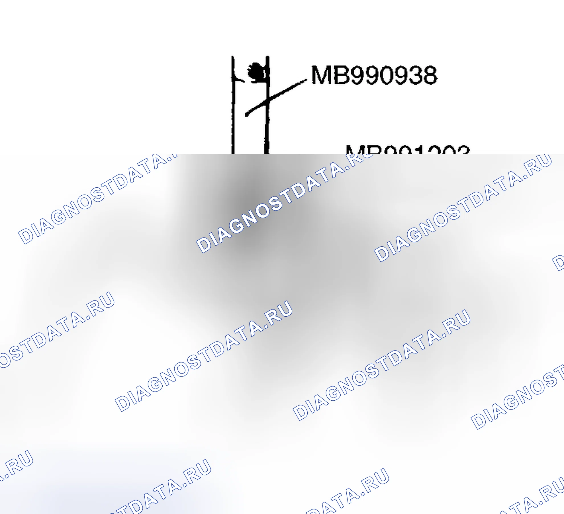 Рис. 60: > > B < < МОНТАЖ МАСЛЯНОГО УПЛОТНЕНИЯ. Mitsubishi Montero III