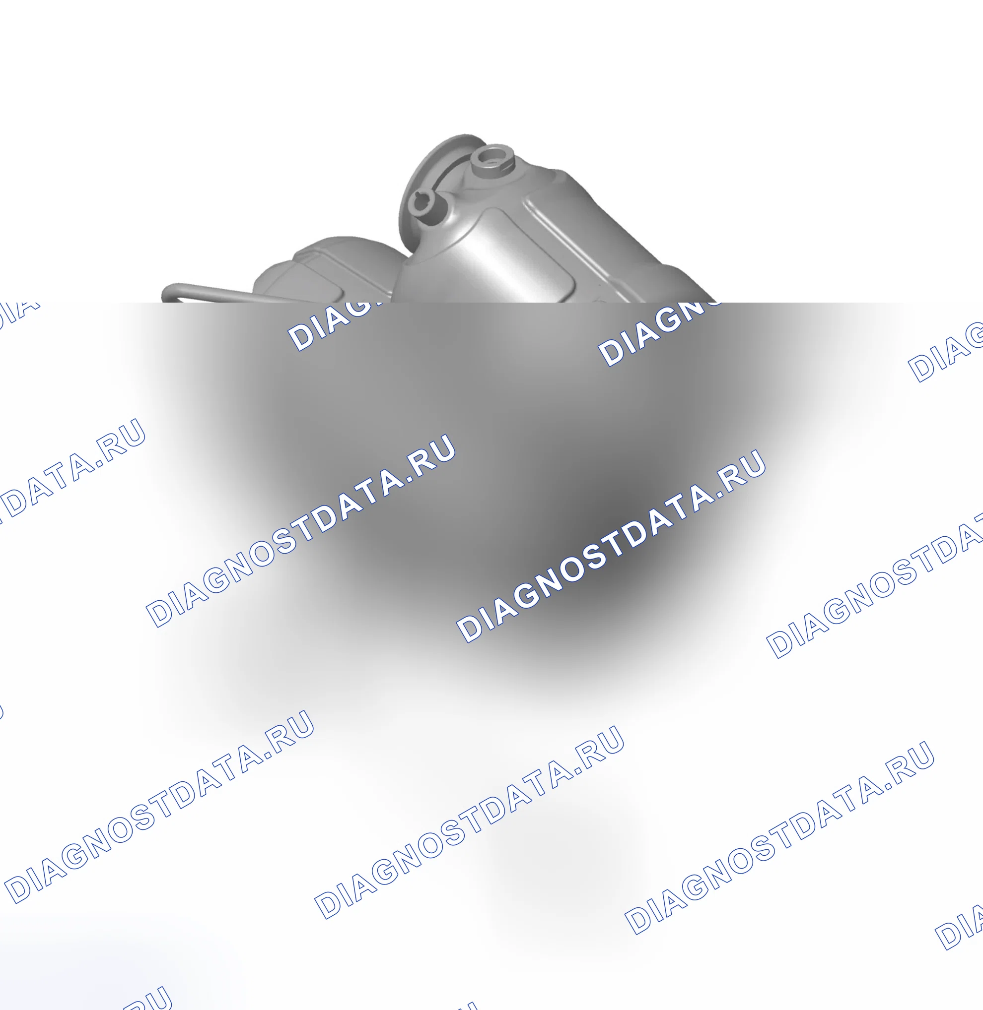 Схема расположения датчика высокой температуры перед DPF — Great Wall Wingle-5. Great-Wall Wingle 5 I