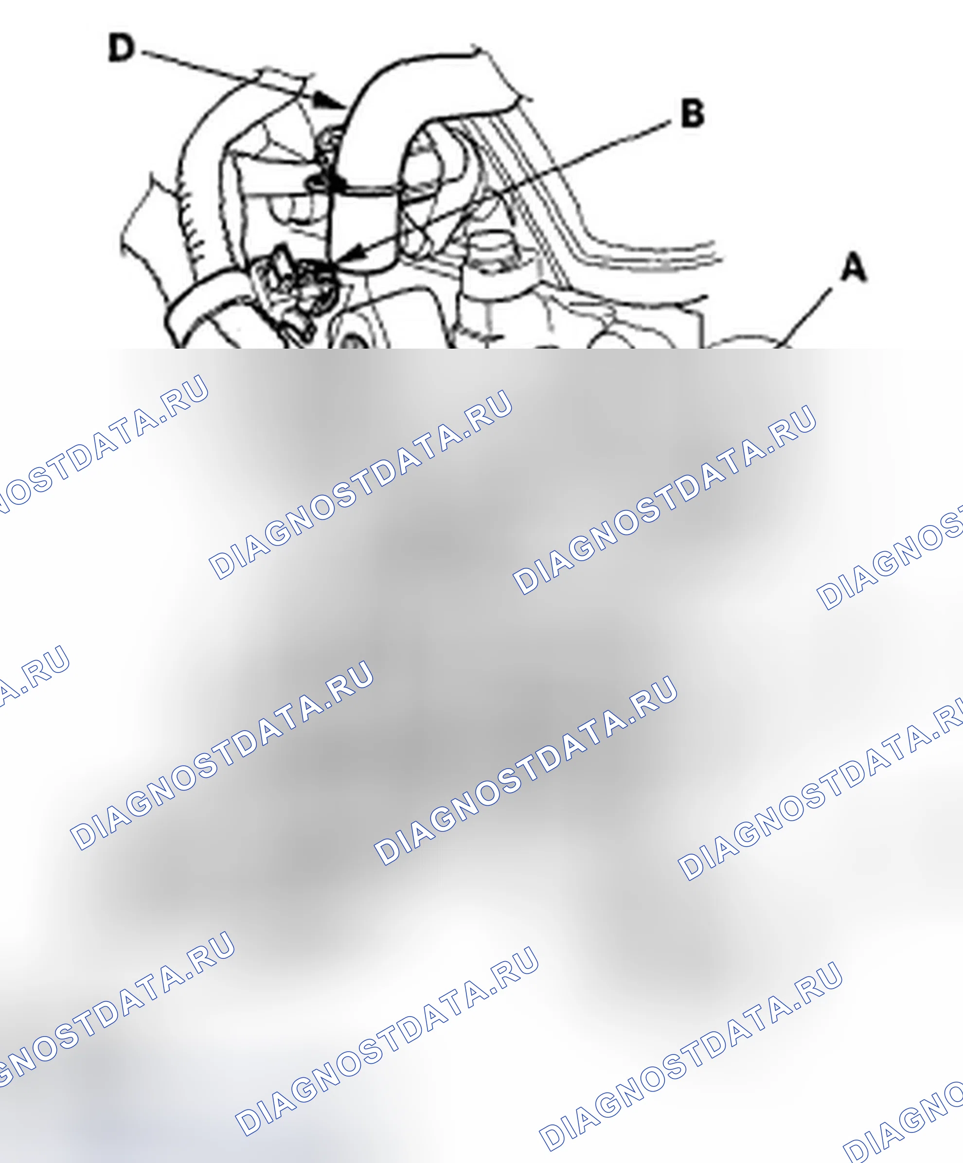 Рис. 99: Замена клапана продувки канистры EVAP. Acura TSX I
