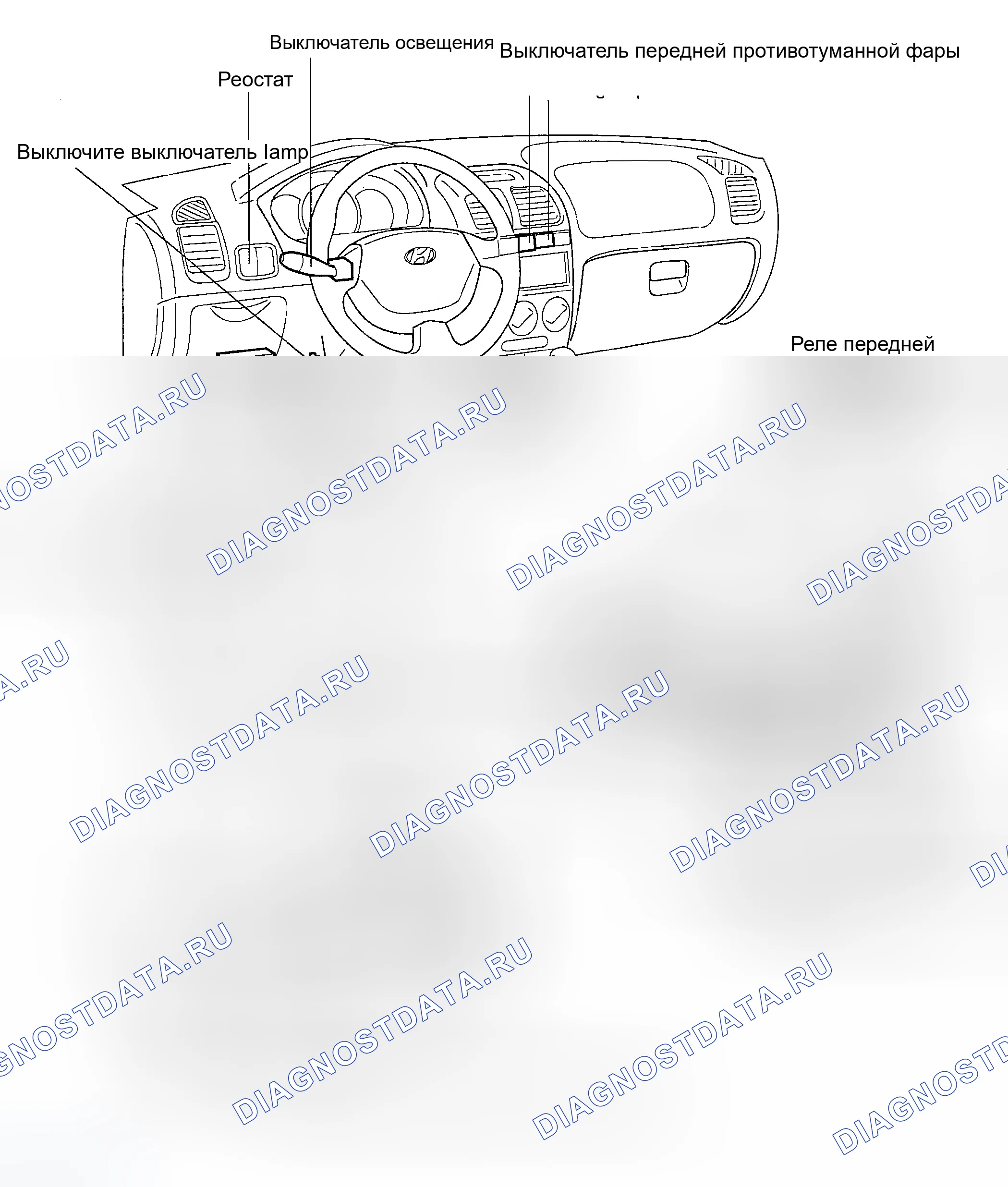 Рис. 24: КОМПОНЕНТЫ. Hyundai Accent II