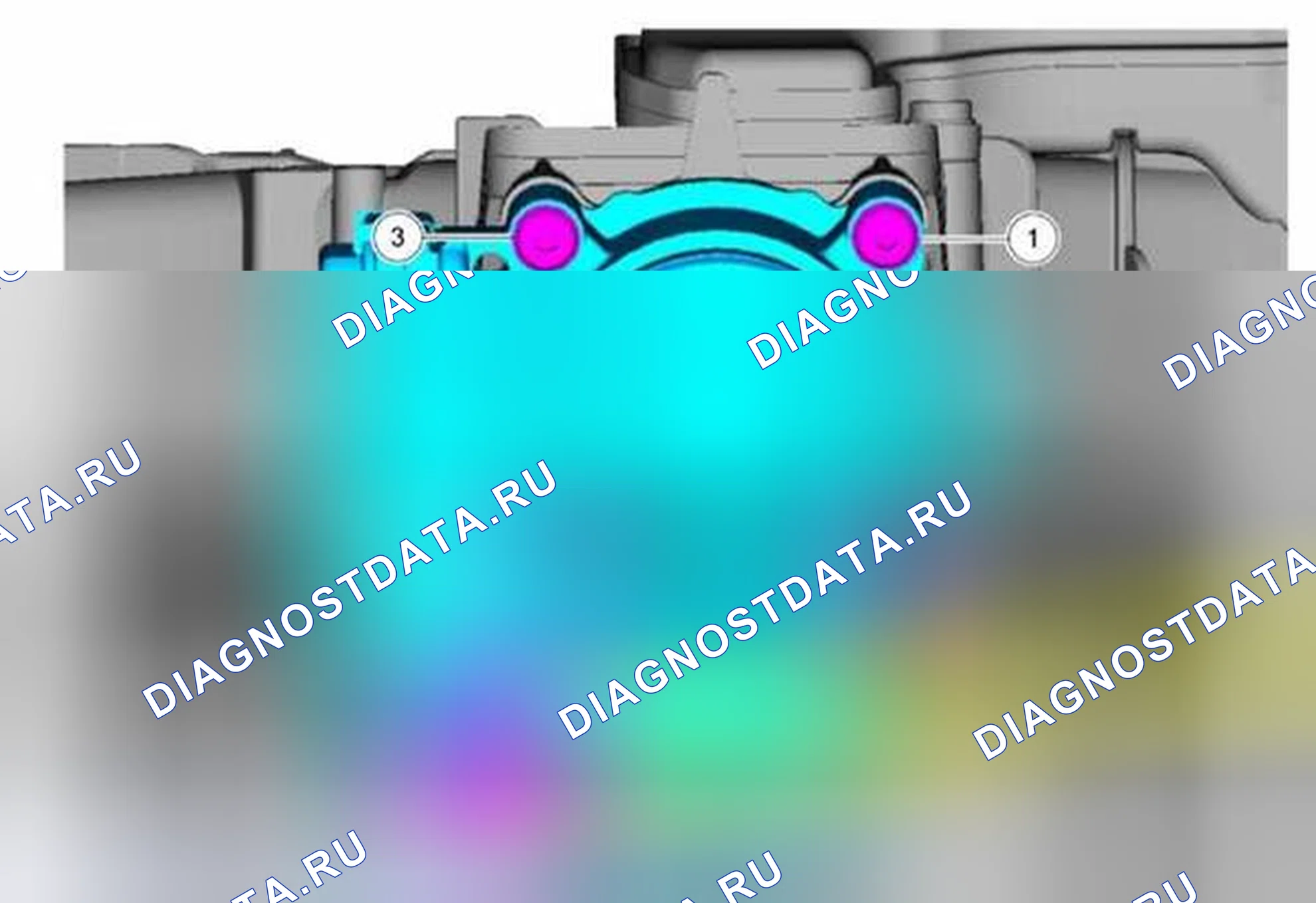 Рис. 48: Демонтаж и монтаж. Hyundai Kona I