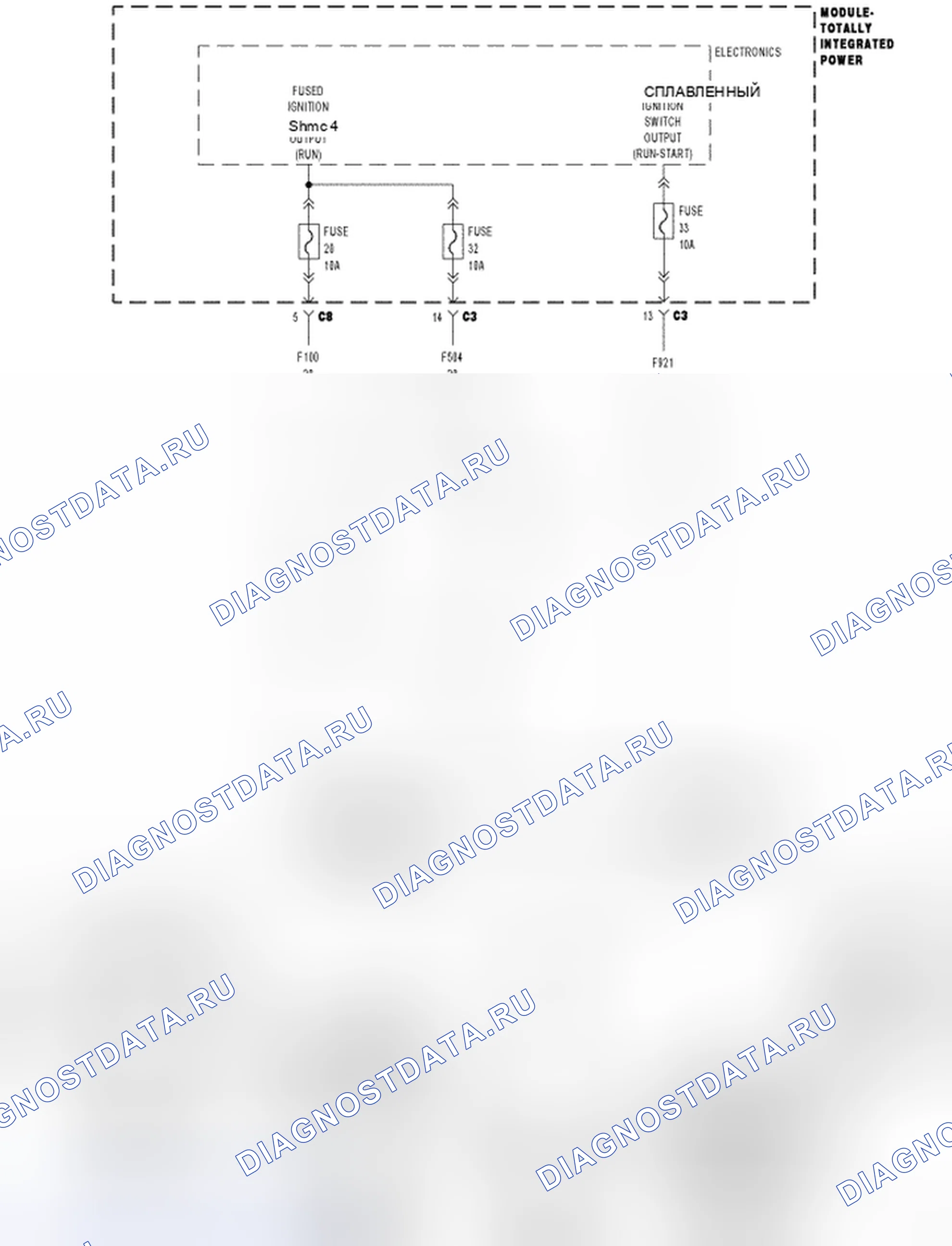 Рис. 12: Принципиальная схема. Dodge Cab & Chassis R3500 HD 