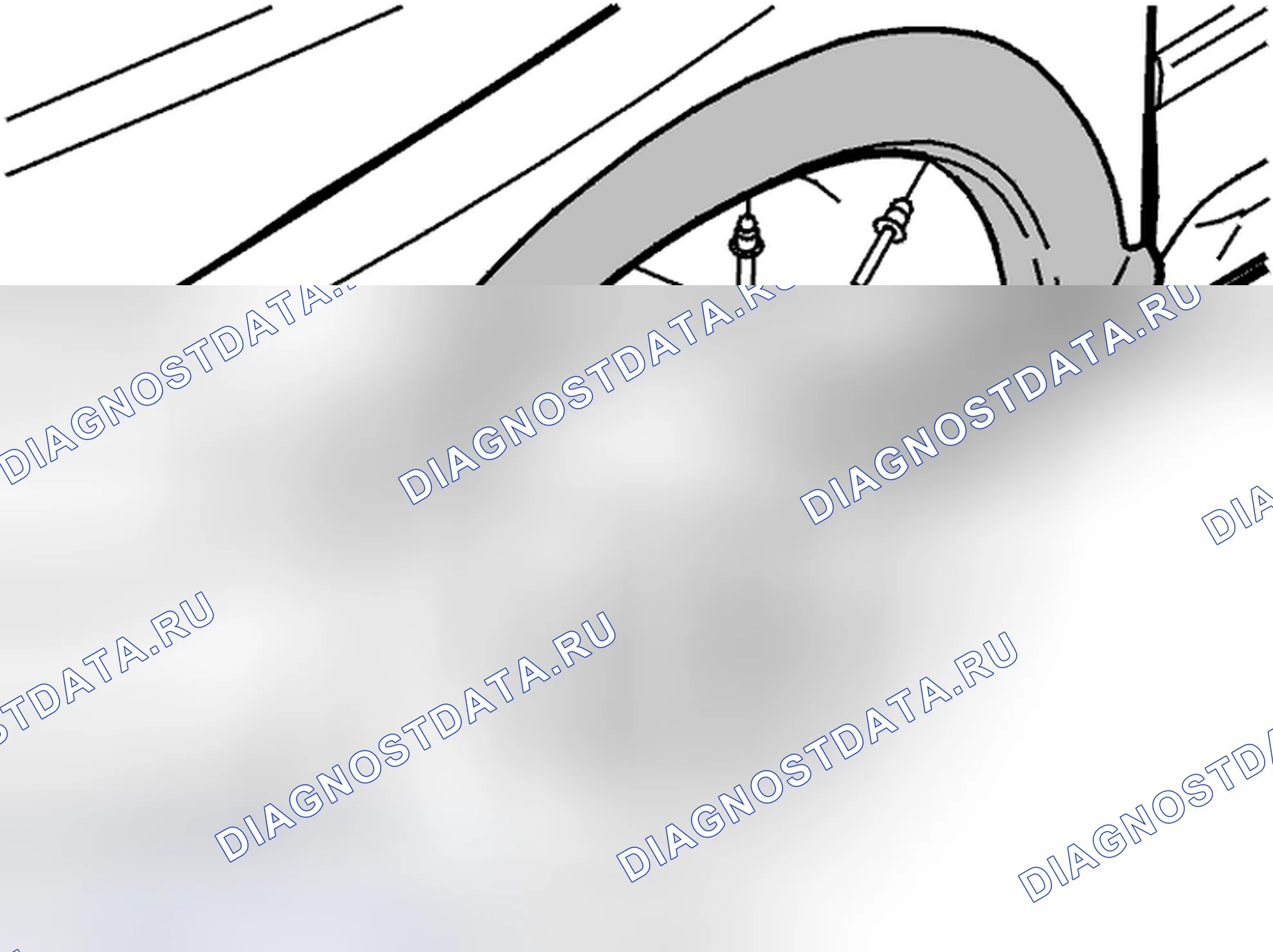 Рис. 649: Удаление формования крыла. Volvo V70 II
