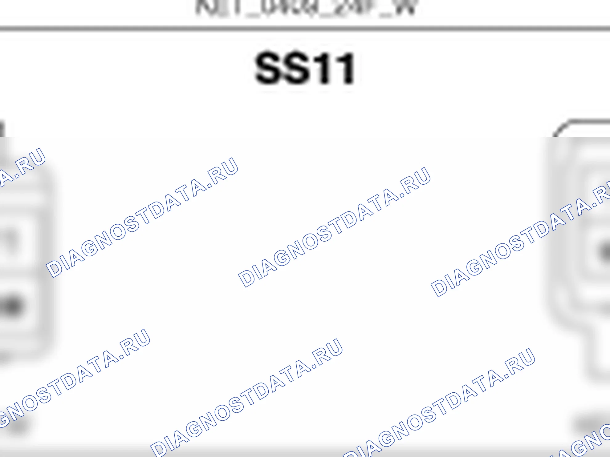 Распиновка разъёма SS11 — harness connectors. Hyundai Genesis BH
