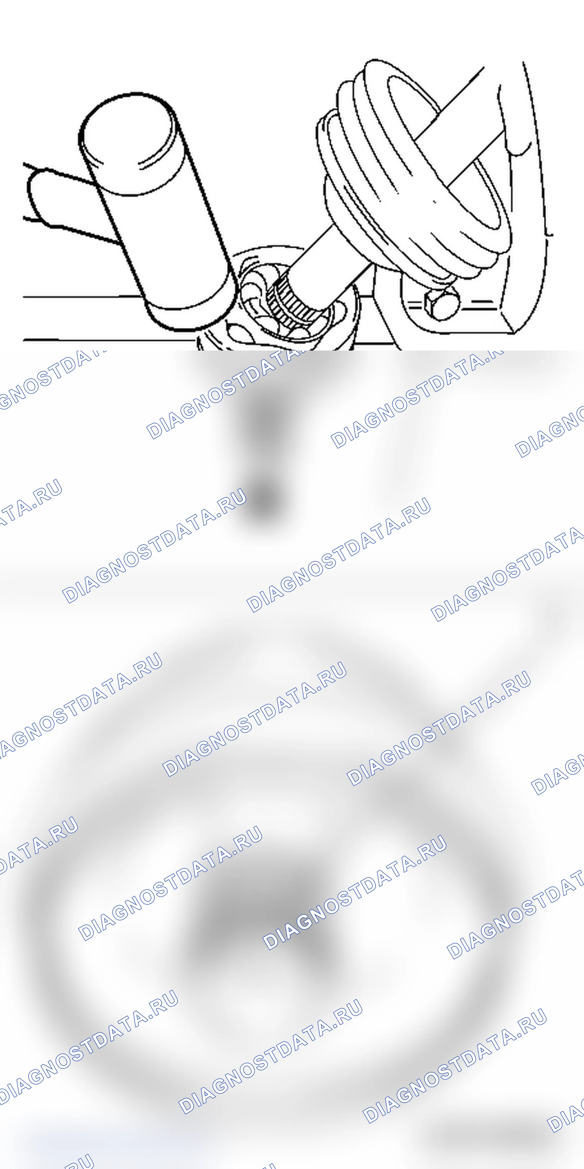 Замена сильфона со стороны коробки передач на полуоси (шарнир 'трипод'). Opel Zafira B