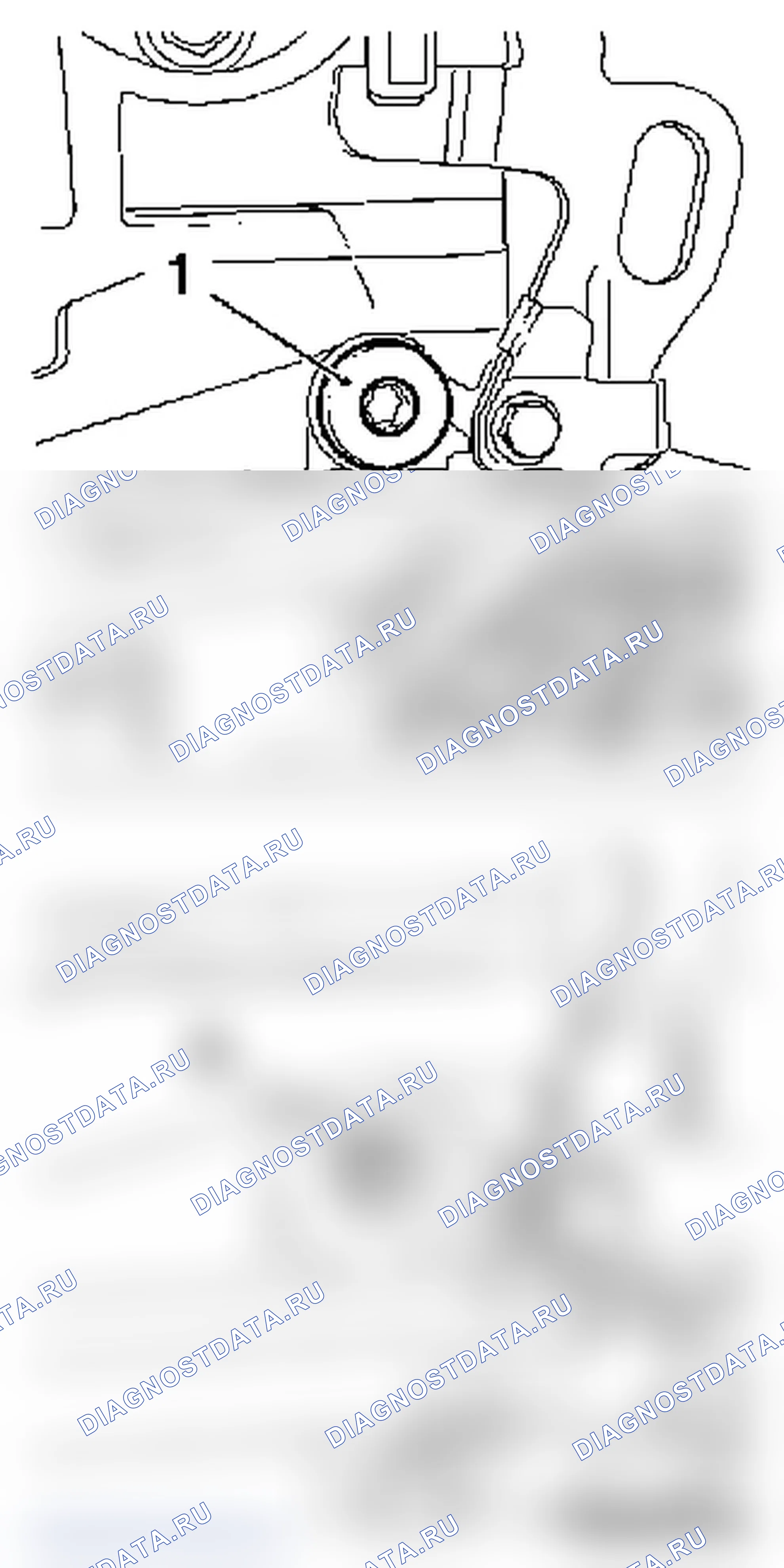 Замена направляющего рельса (основная цепь) (без АС). Opel Zafira B