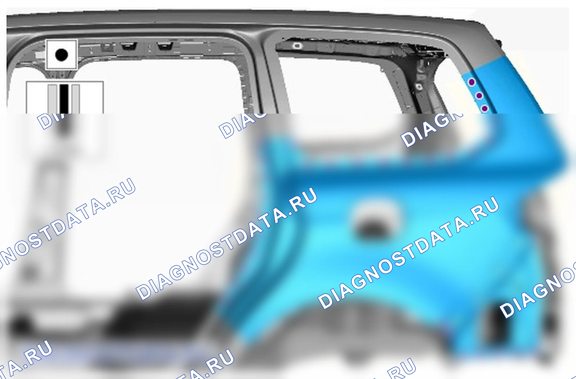 Как снять и установить панель задней боковой части кузова. Ford Galaxy III