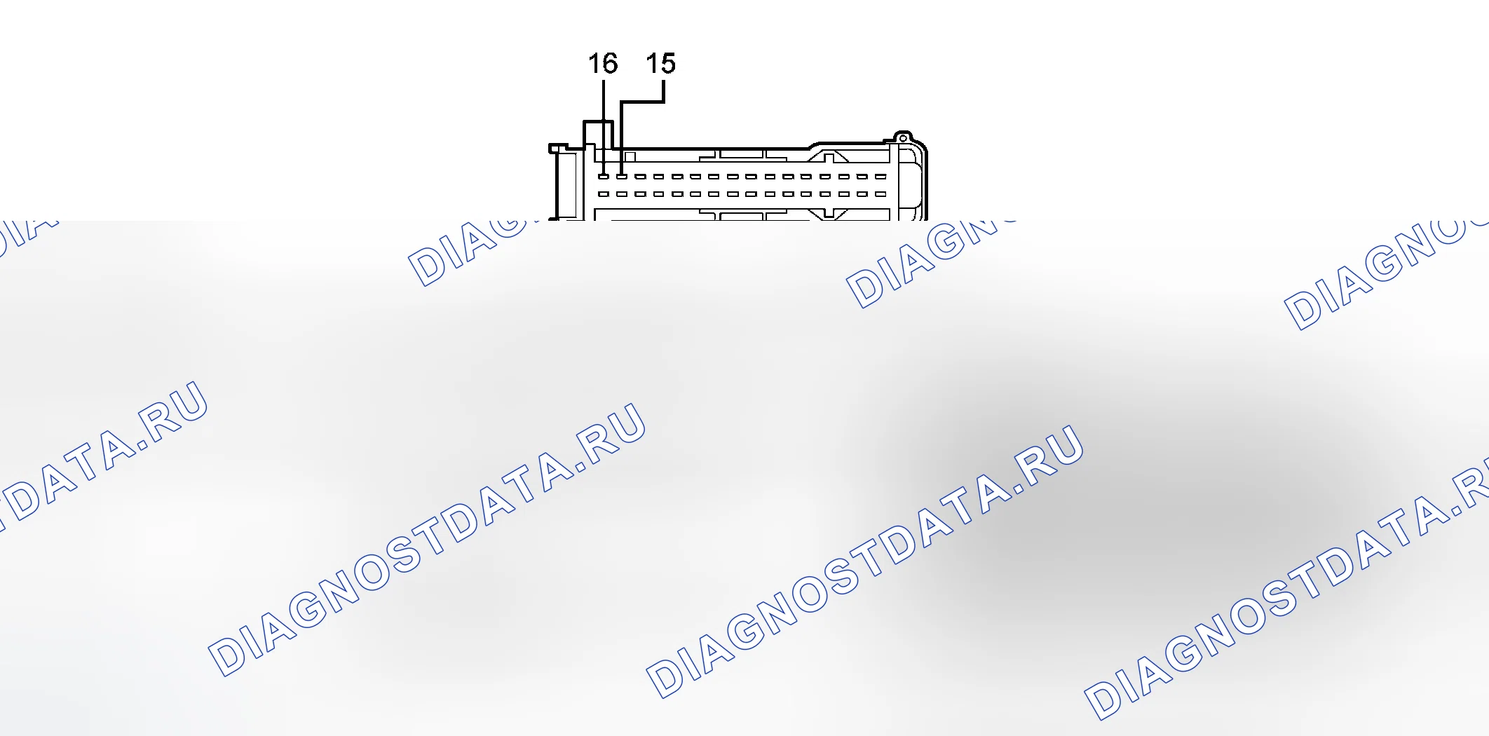 Рис. 230: Ссылка на схему соединителя. Ford Pickup F350 Super Duty 