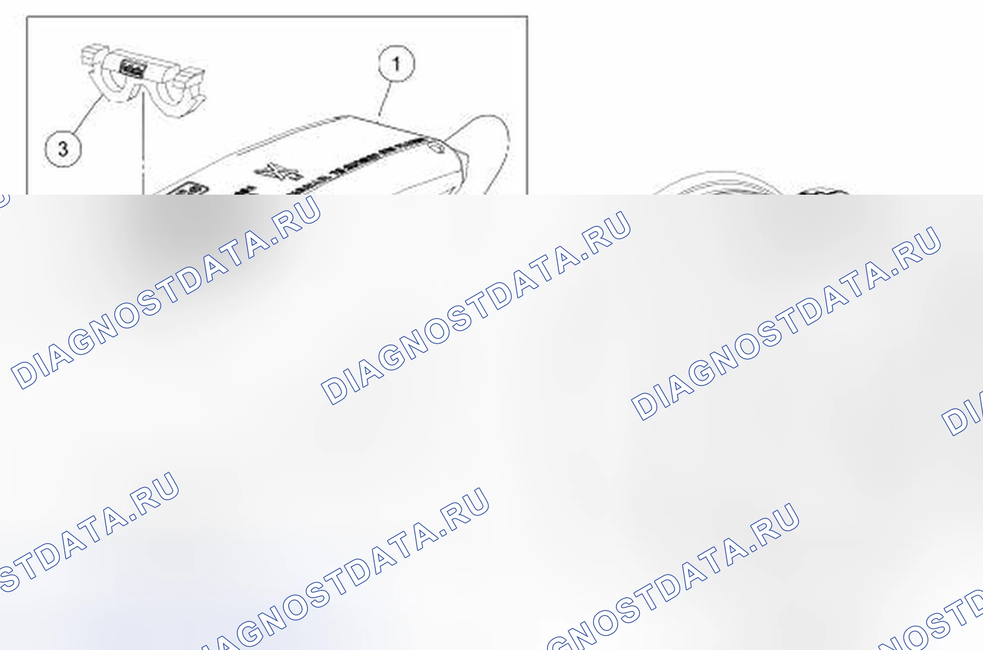 Рис. 1: Датчик системы контроля давления в шинах (TPMS). Hyundai ix55 I