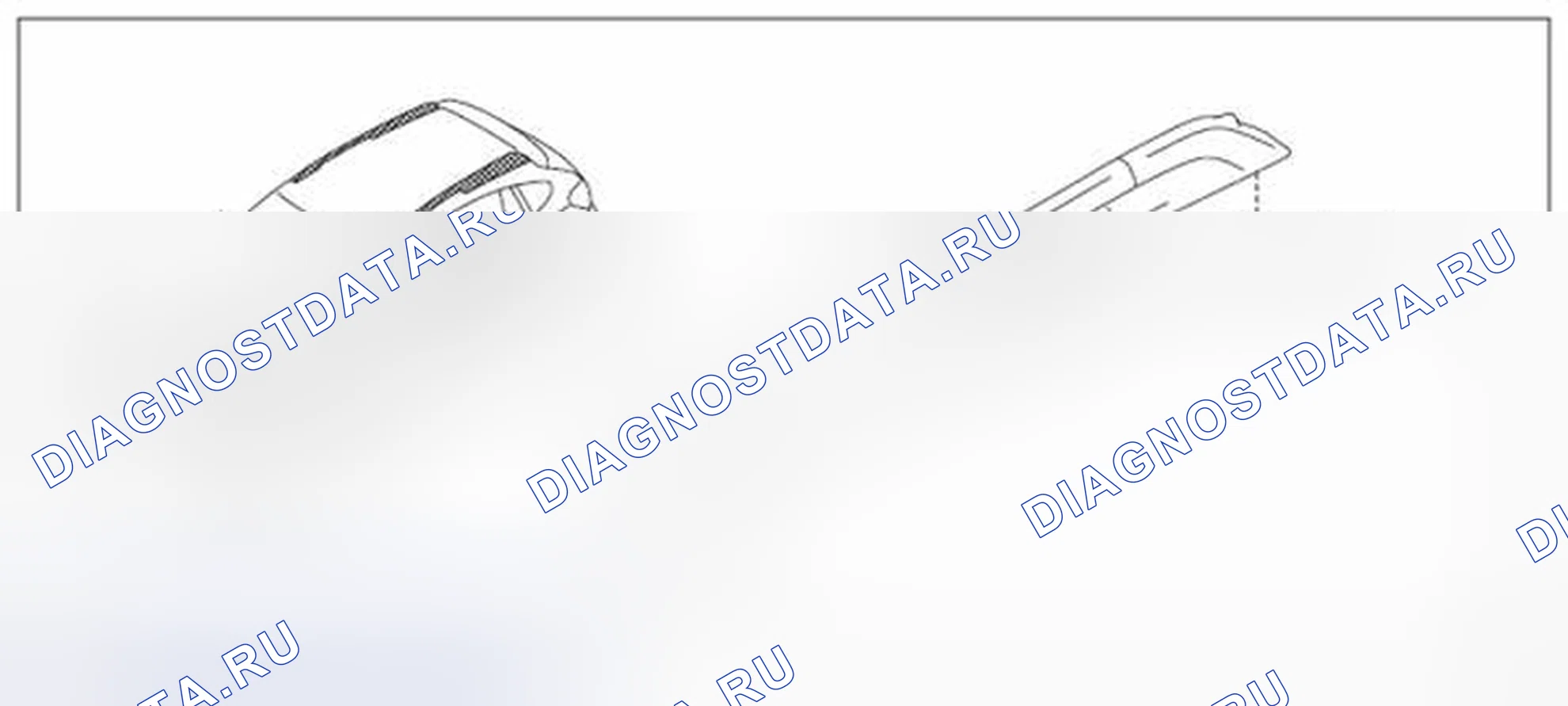 Рис. 292: РЕЙКА КРЫШИ. Subaru Impreza WRX GE рестайлинг