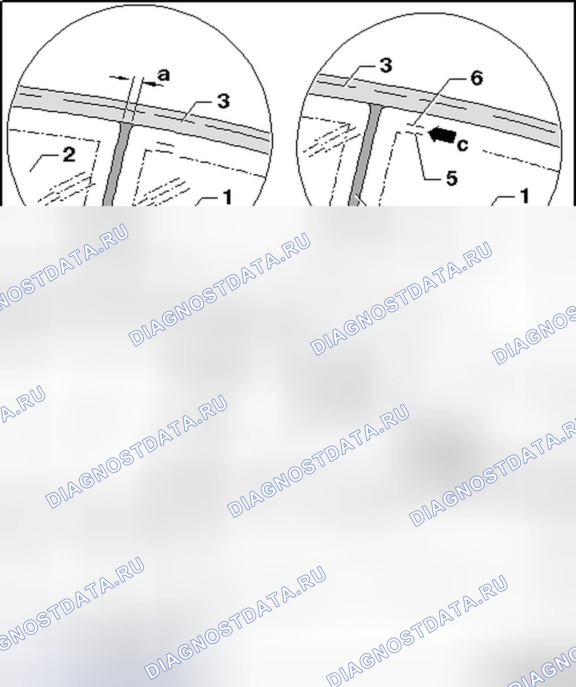 Рис. 20: РАЗМЕРЫ РЕГУЛИРОВКИ БОКОВОГО ОКНА. Volkswagen Eos I