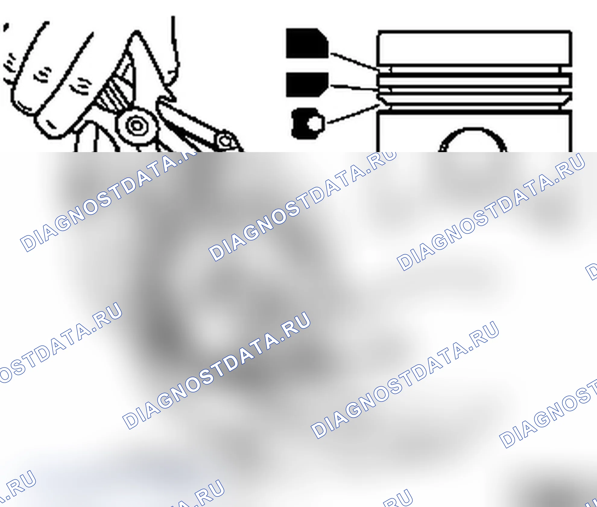 Снятие и установка поршневых колец (F9Q 770). Opel Movano A