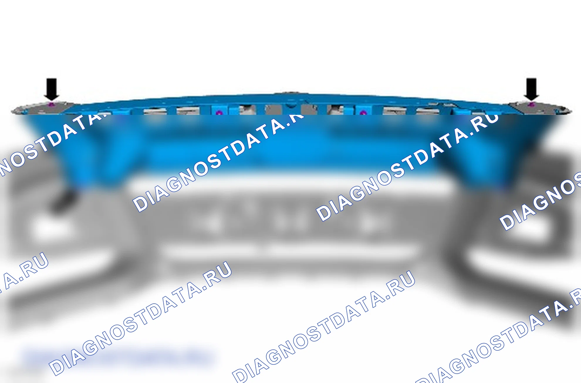 Разборка и сборка кожуха переднего бампера. Ford Kuga II