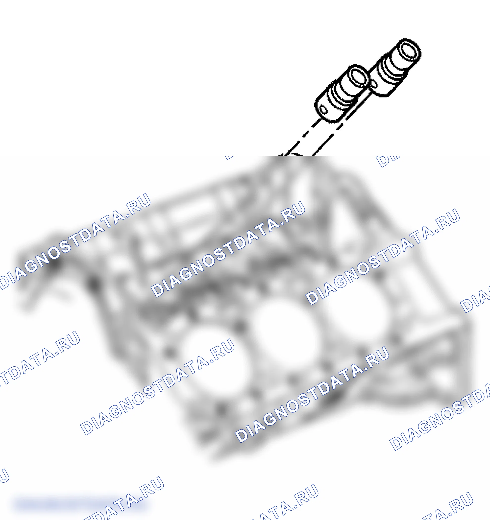Рис. 617: Установка подъемника клапана. GMC Savana Special G3500 