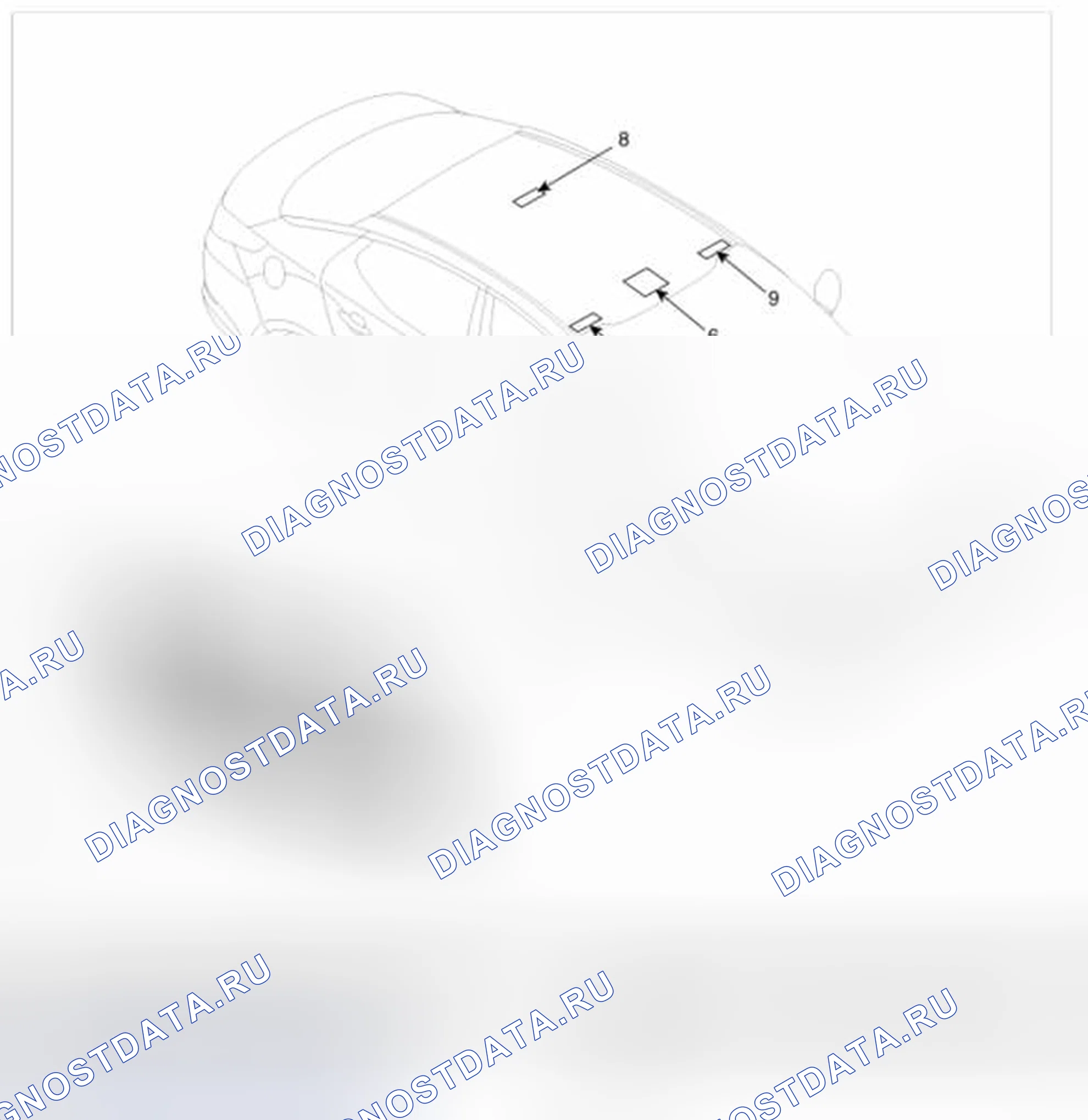 Рис. 1: Расположение компонентов (1). Kia Optima III
