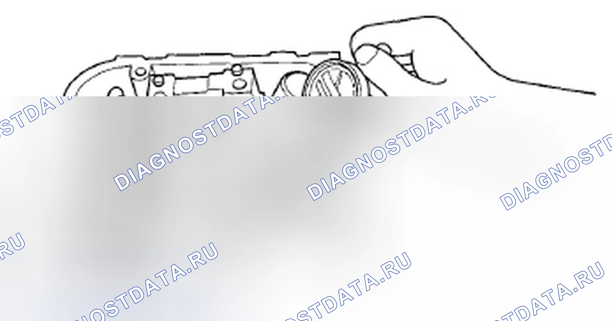 Рис. 141: Проверка зазора между штоком клапана и направляющей. Acura ZDX I