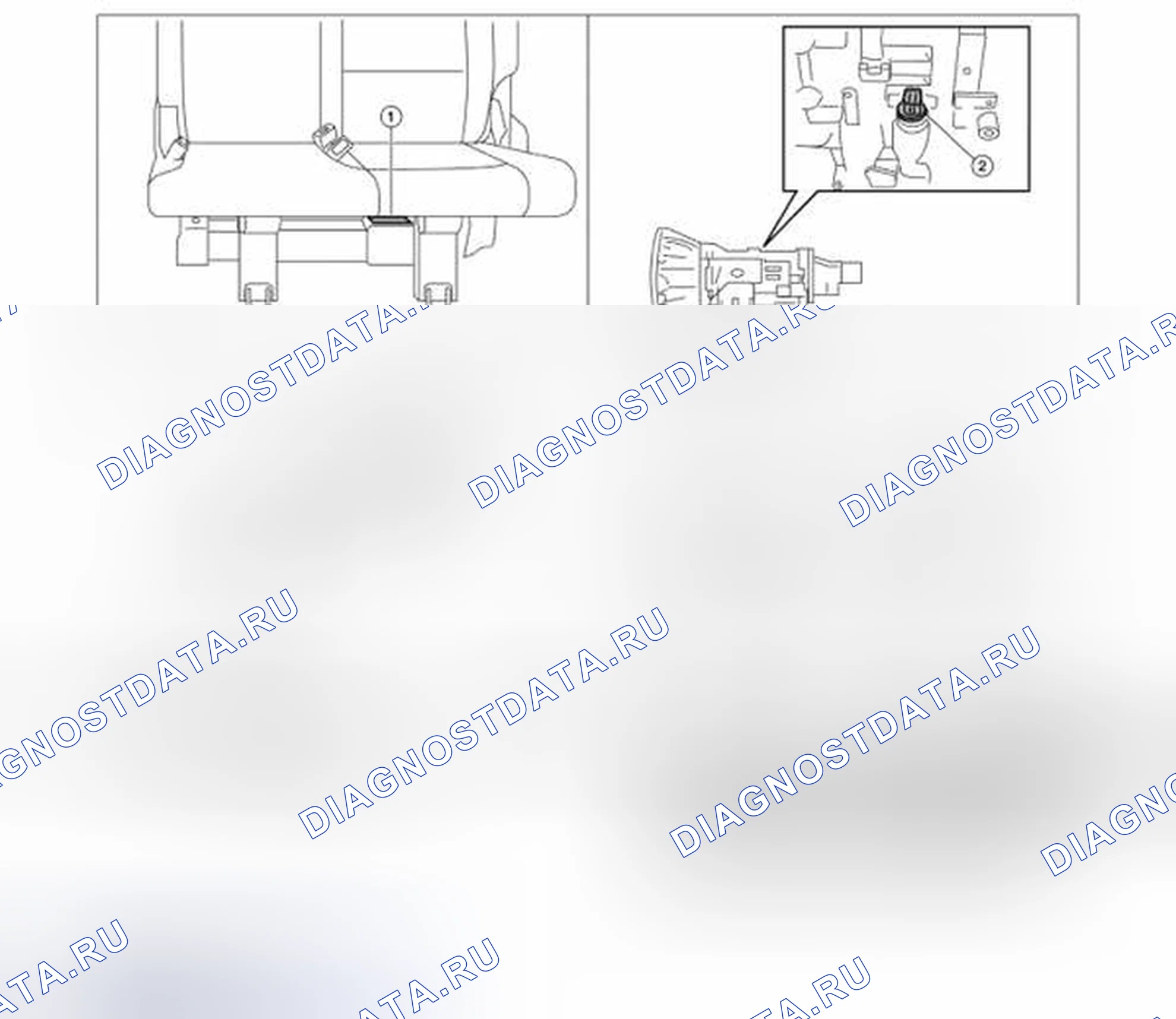 Рис. 5: Расположение компонентов. Honda N-VAN I