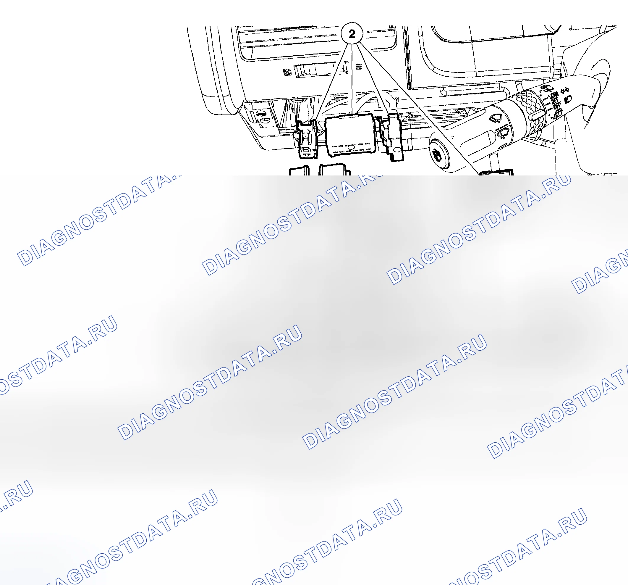 Рис. 161: Выключатель фары. Hyundai ix20 I рестайлинг