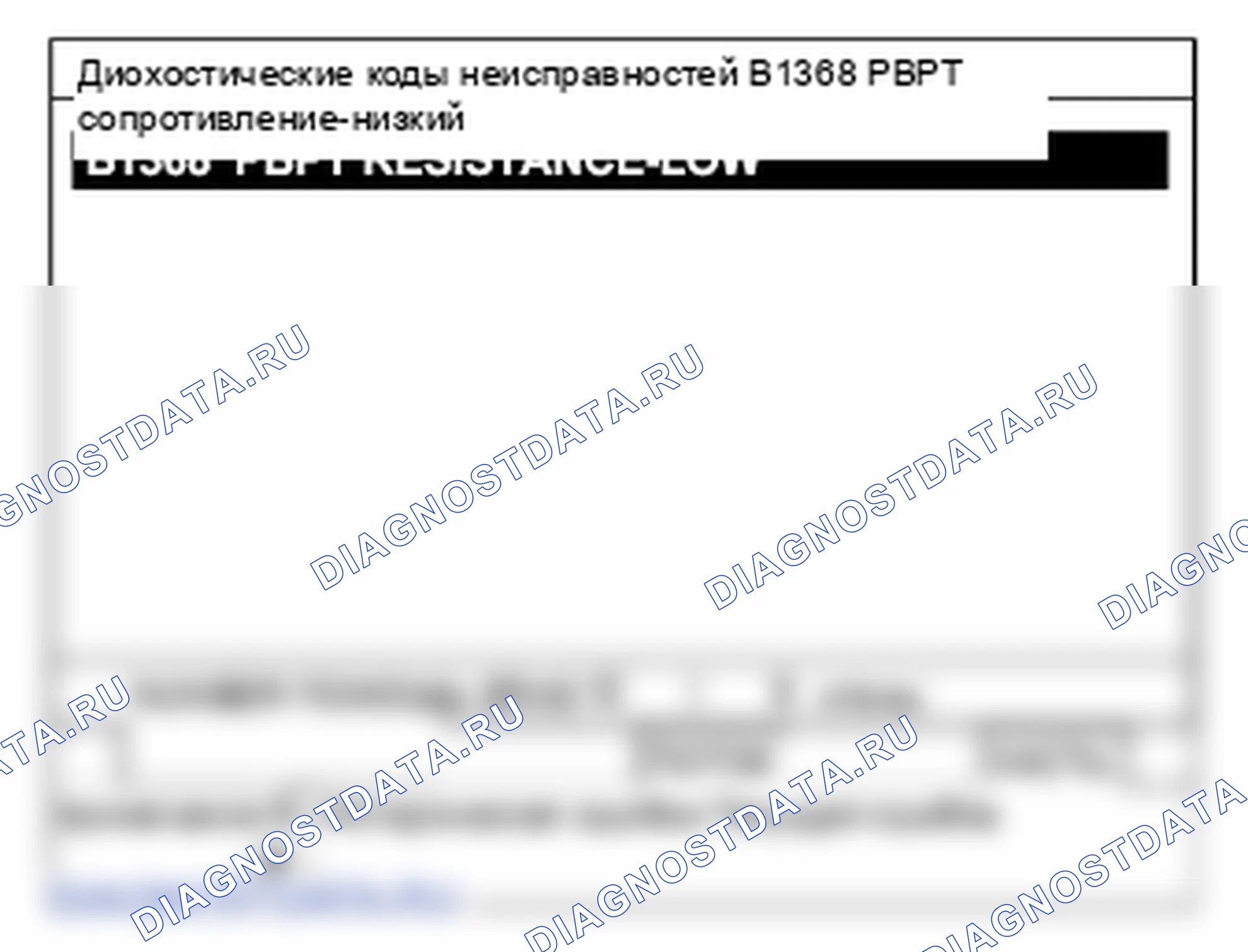 B1368: преднатяжитель ремня безопасности передний-пассажир сопротивление слишком низко. Hyundai Santa Fe CM