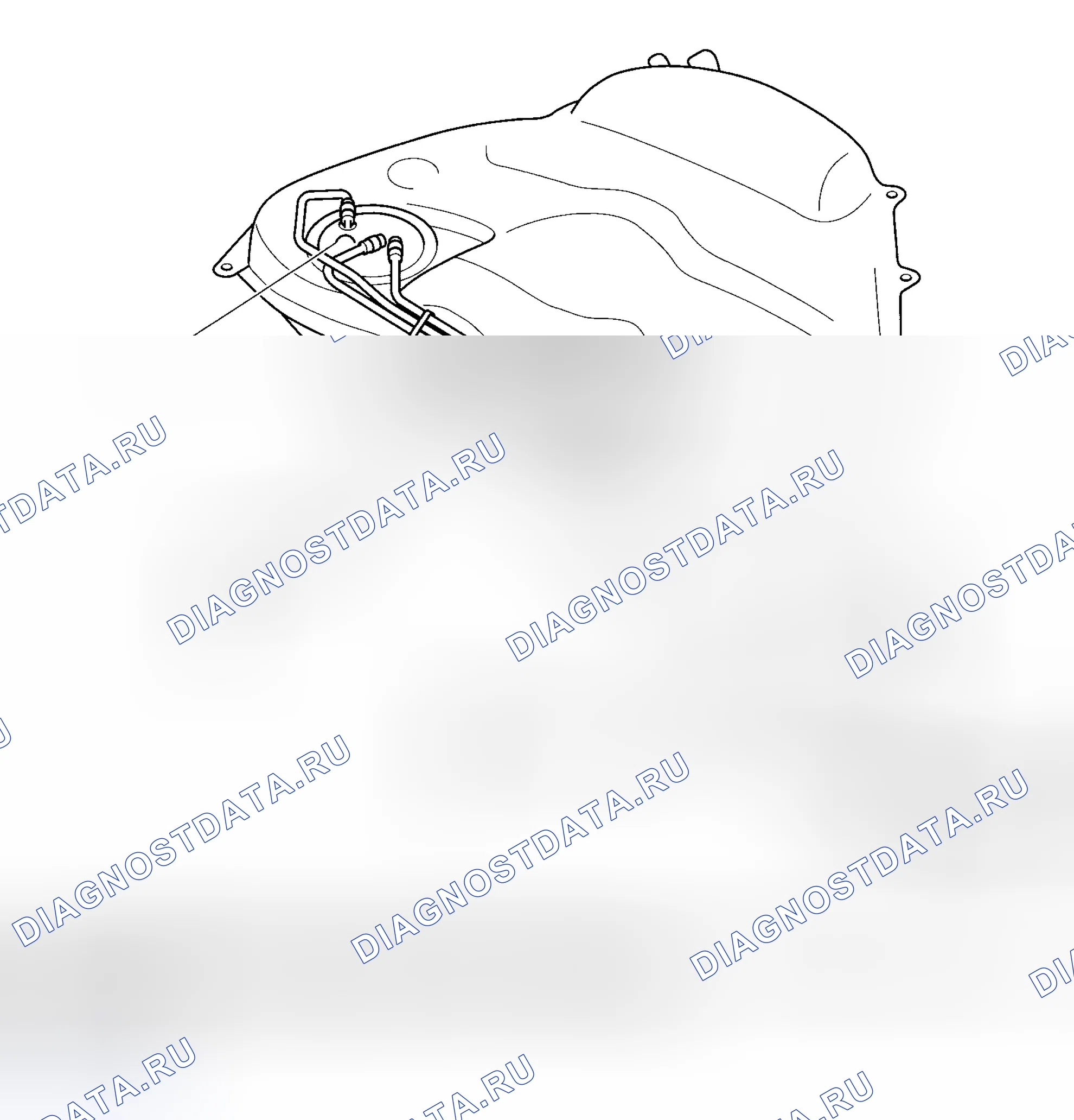 Рис. 8: ТОПЛИВНЫЙ БАК. Subaru Impreza WRX STI GR