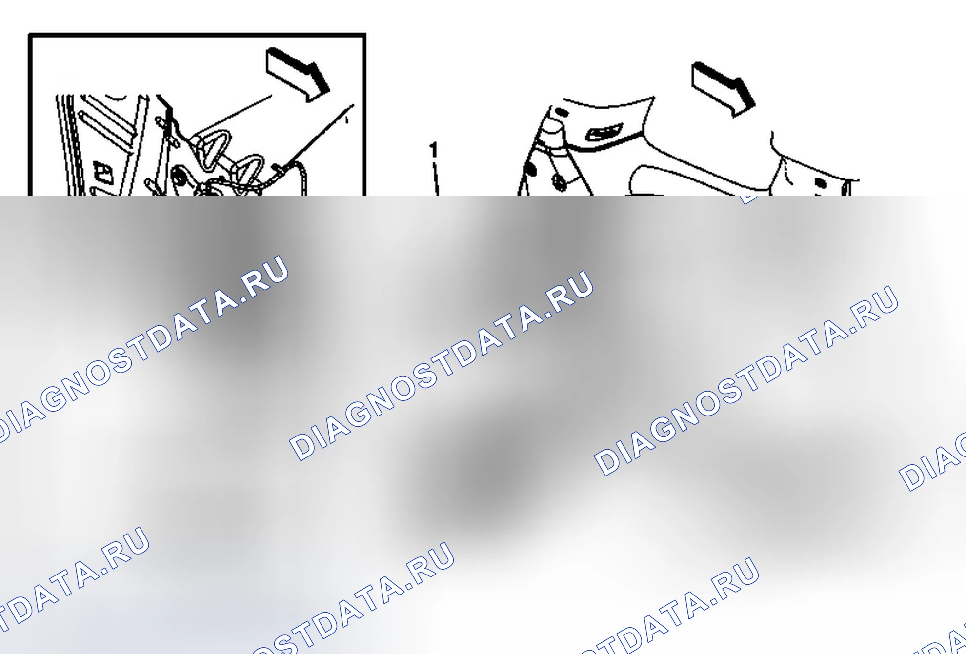 Рис. 22: Замена модуля управления аксессуарами и подъемными воротами (Acadia, Outlook, Traverse). Chevrolet Traverse I