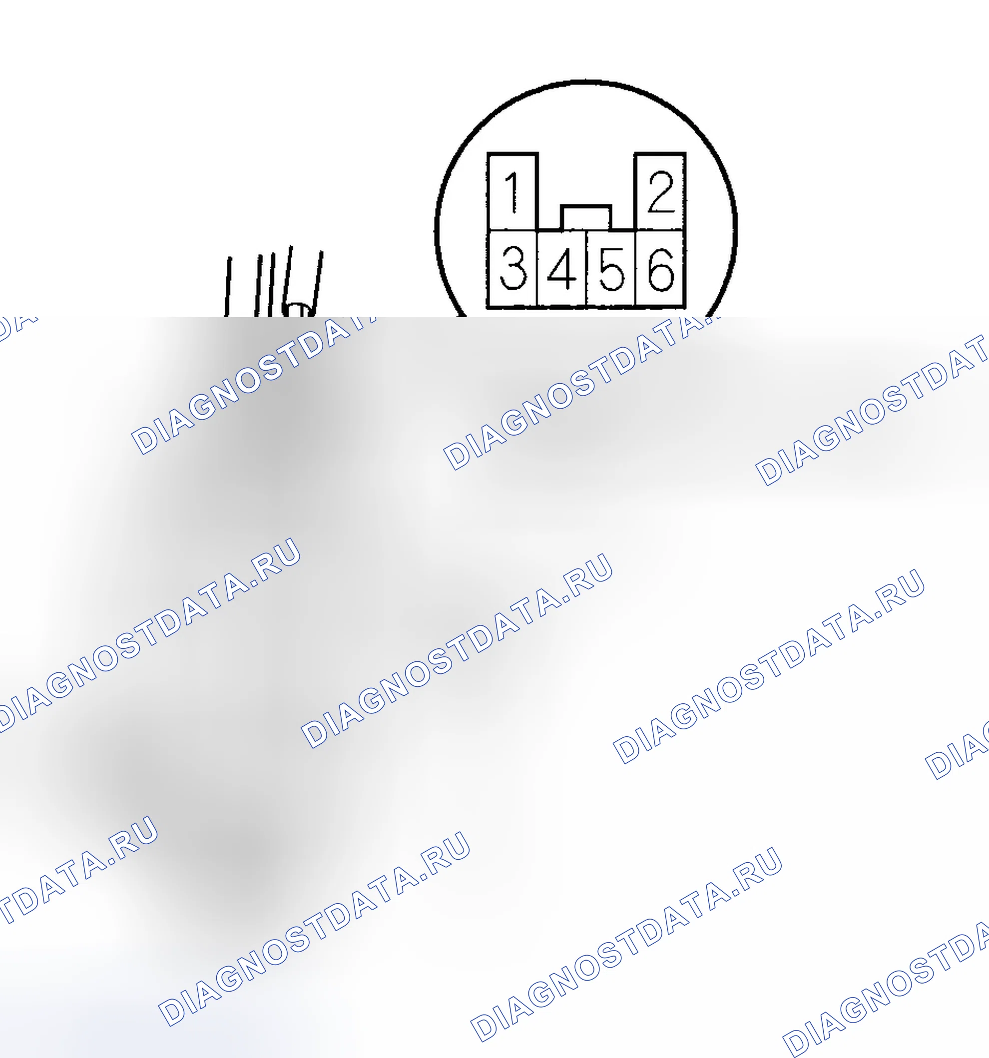 Рис. 75: Испытание переключателя D3. Honda Odyssey III