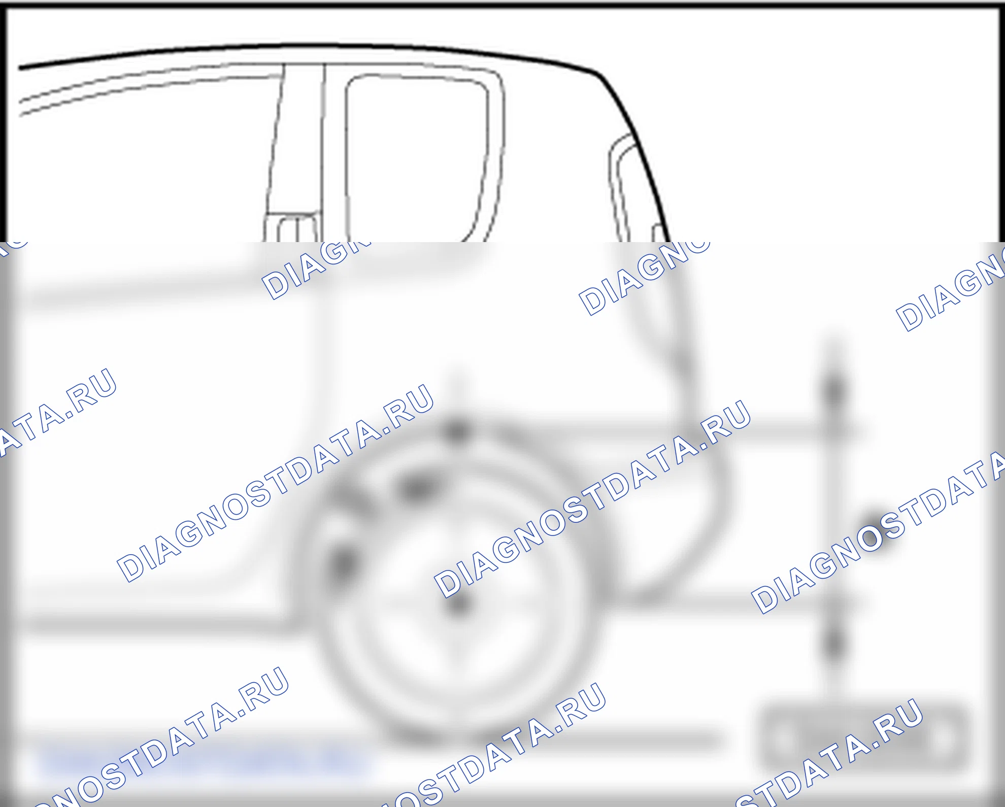 Промер автомобиля. Skoda Roomster I