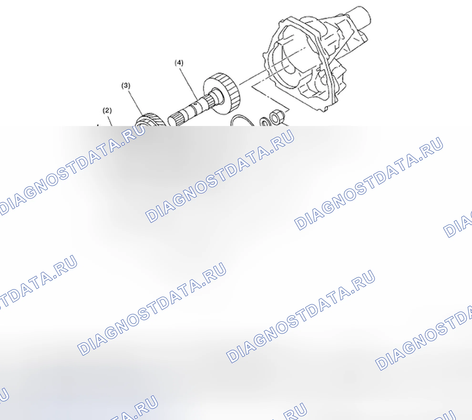 Рис. 334: РЕДУКТОР. Honda Vigor I