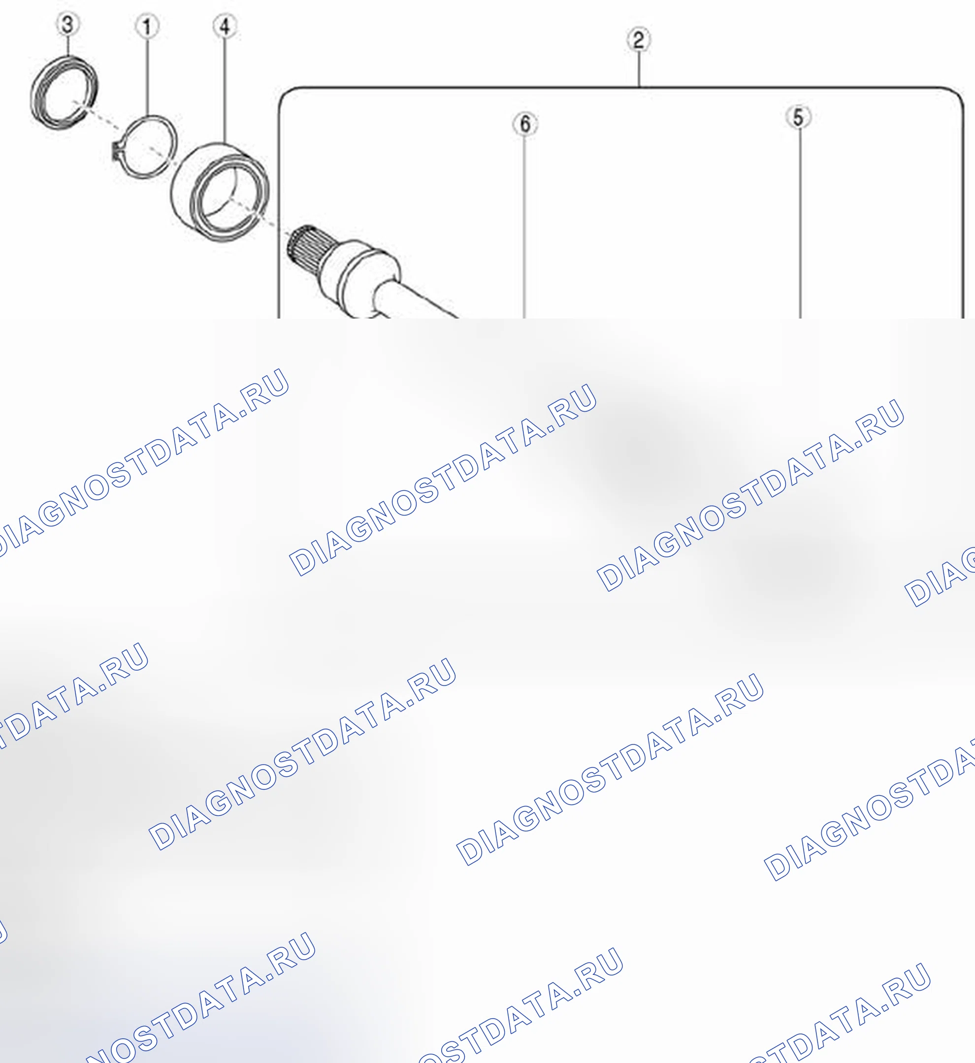 Рис. 23: РАЗБОРКА ВАЛА ШАРНИРА [SKYACTIV-G 2.0]. Mazda 3 BL рестайлинг