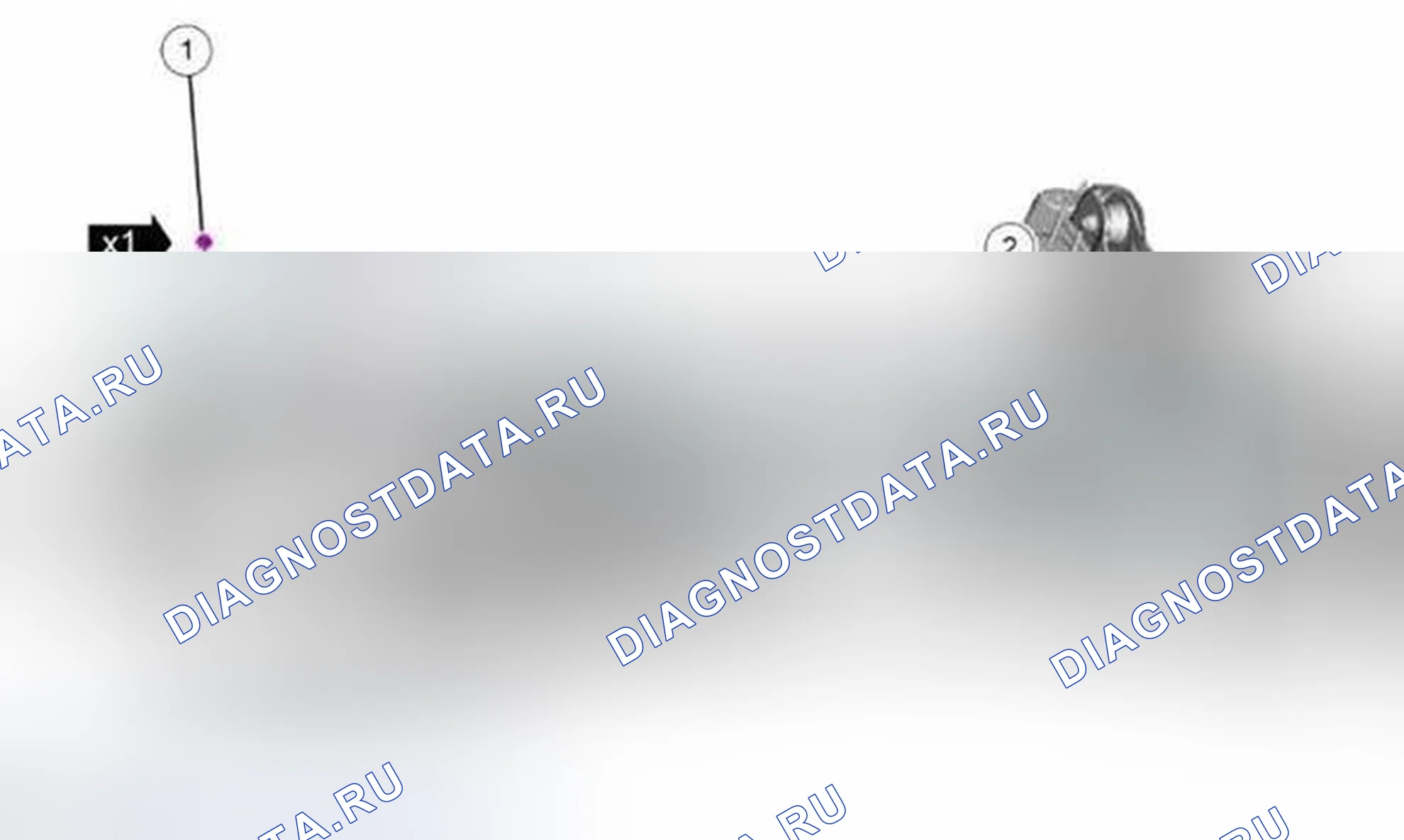 Рис. 31: Датчик скорости левого заднего колеса. Ford Edge I рестайлинг