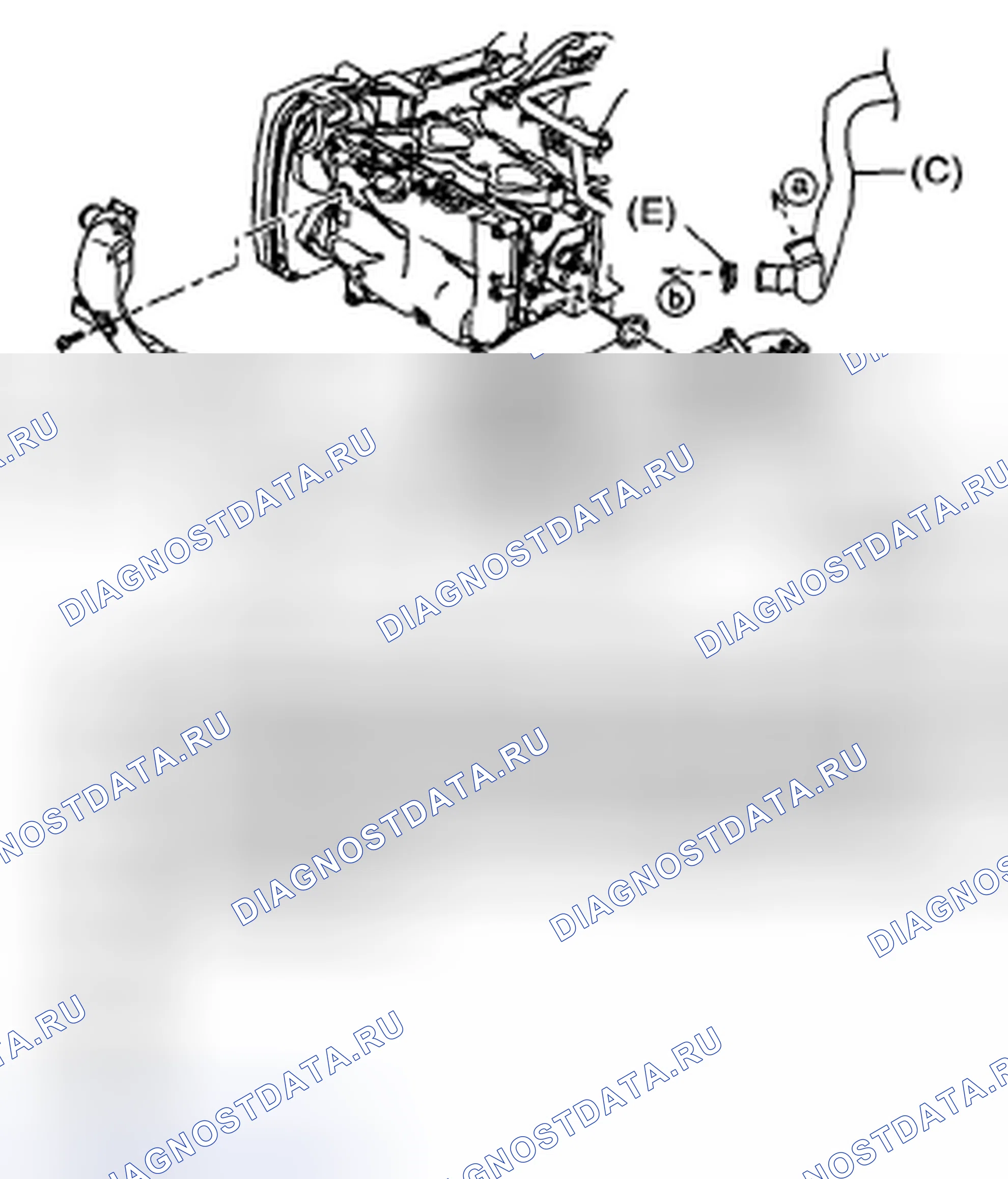 Рис. 117: КОМБИНИРОВАННЫЙ КЛАПАН ВТОРИЧНОГО ВОЗДУХА ЛЕВ.. Subaru Impreza WRX GH