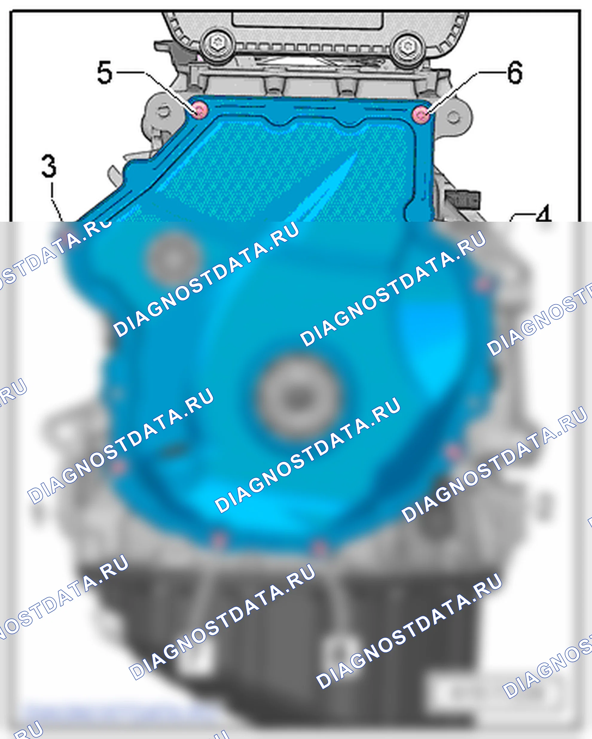 Кожух цепи привода. Audi A3 8V