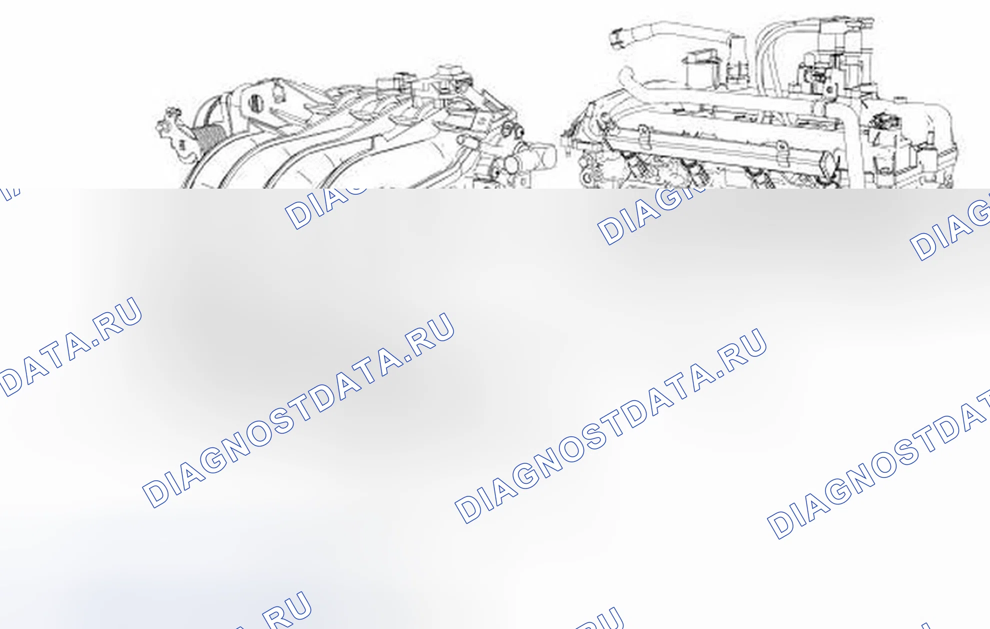 Рис. 120: Впускной коллектор. Ford Ranger II рестайлинг