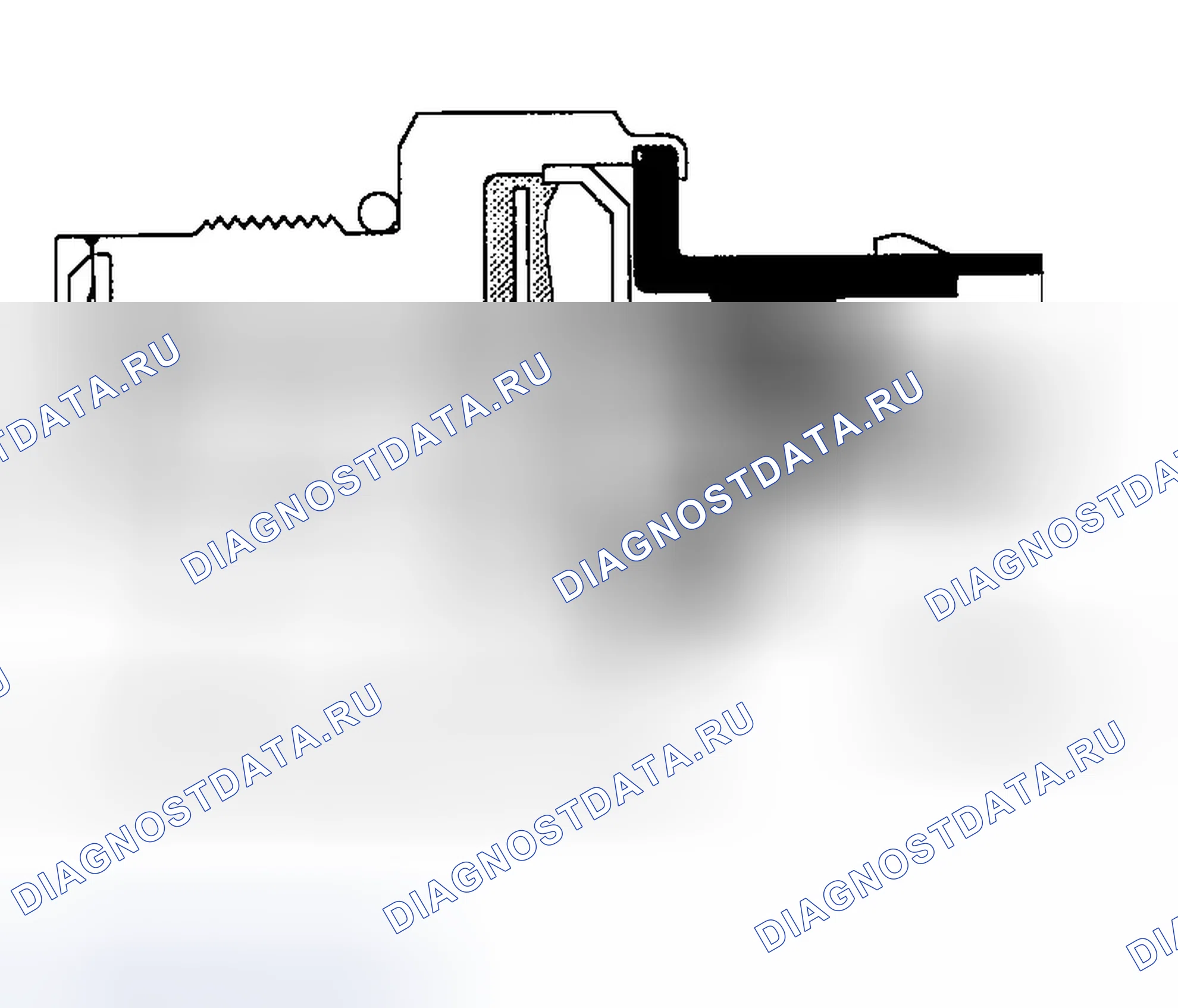 Рис. 58: Датчик давления топлива. Honda Civic GA