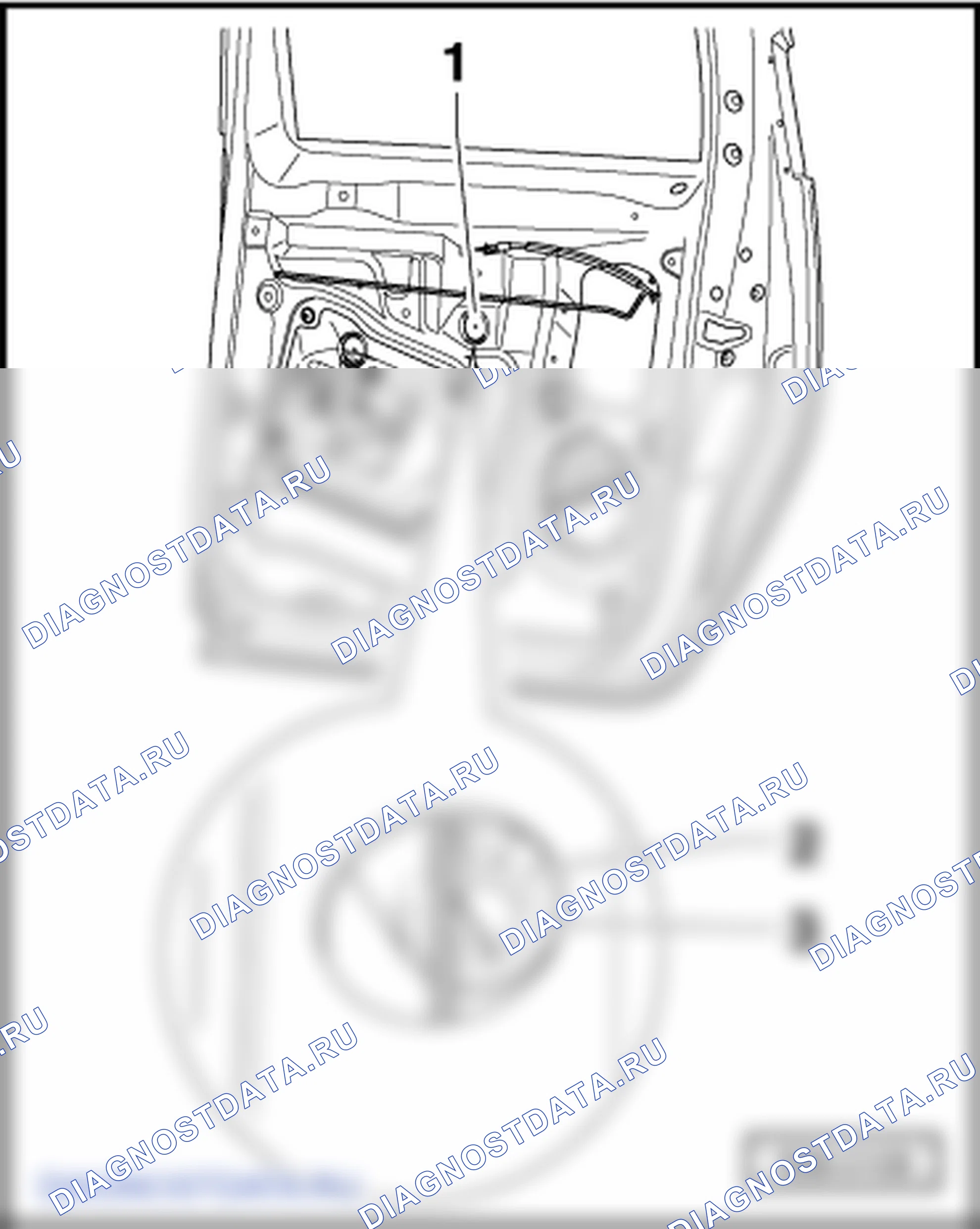 Задняя дверь. Skoda Roomster I