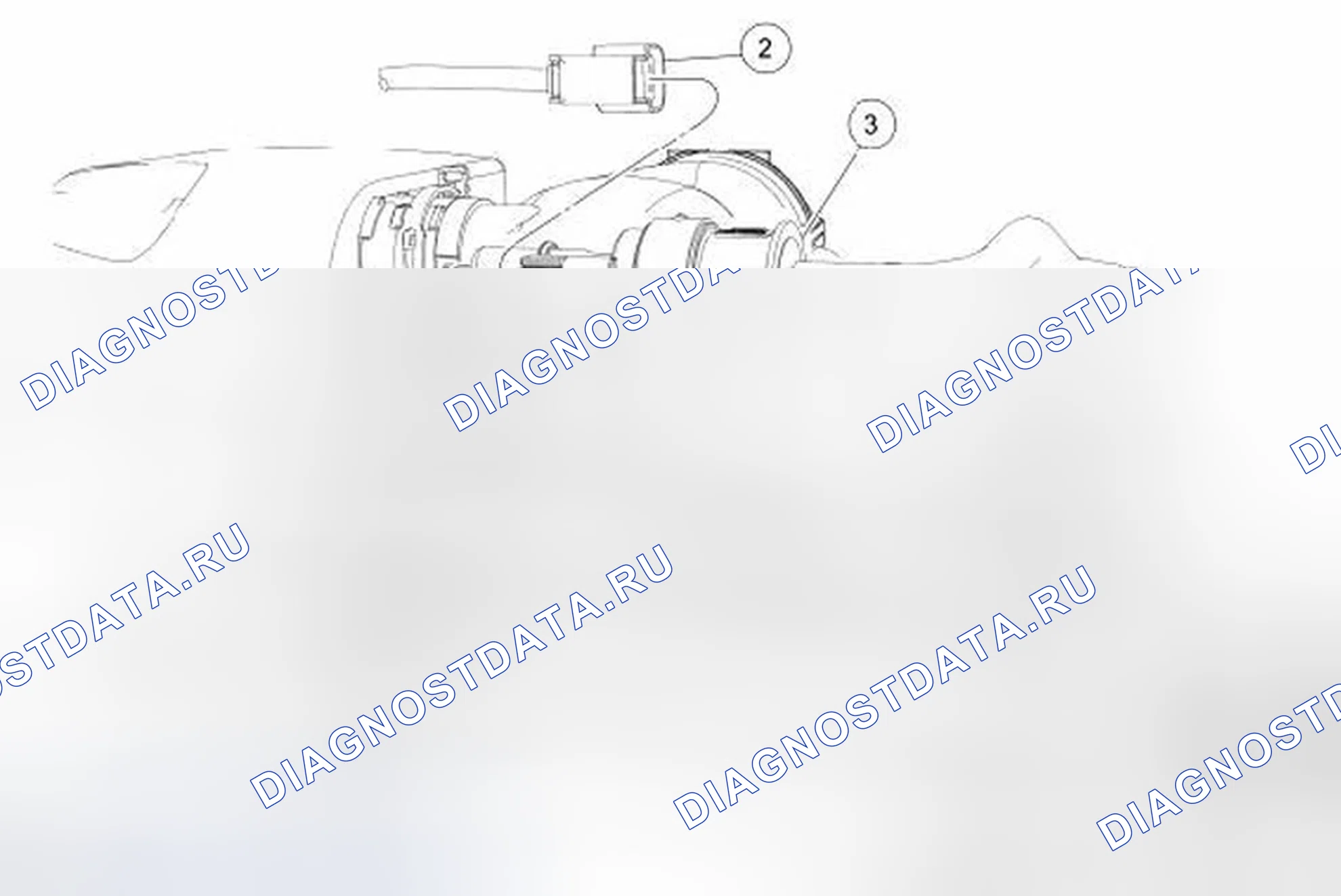 Рис. 7: Продувочный клапан канистры для испарительных выбросов. Ford Expedition III