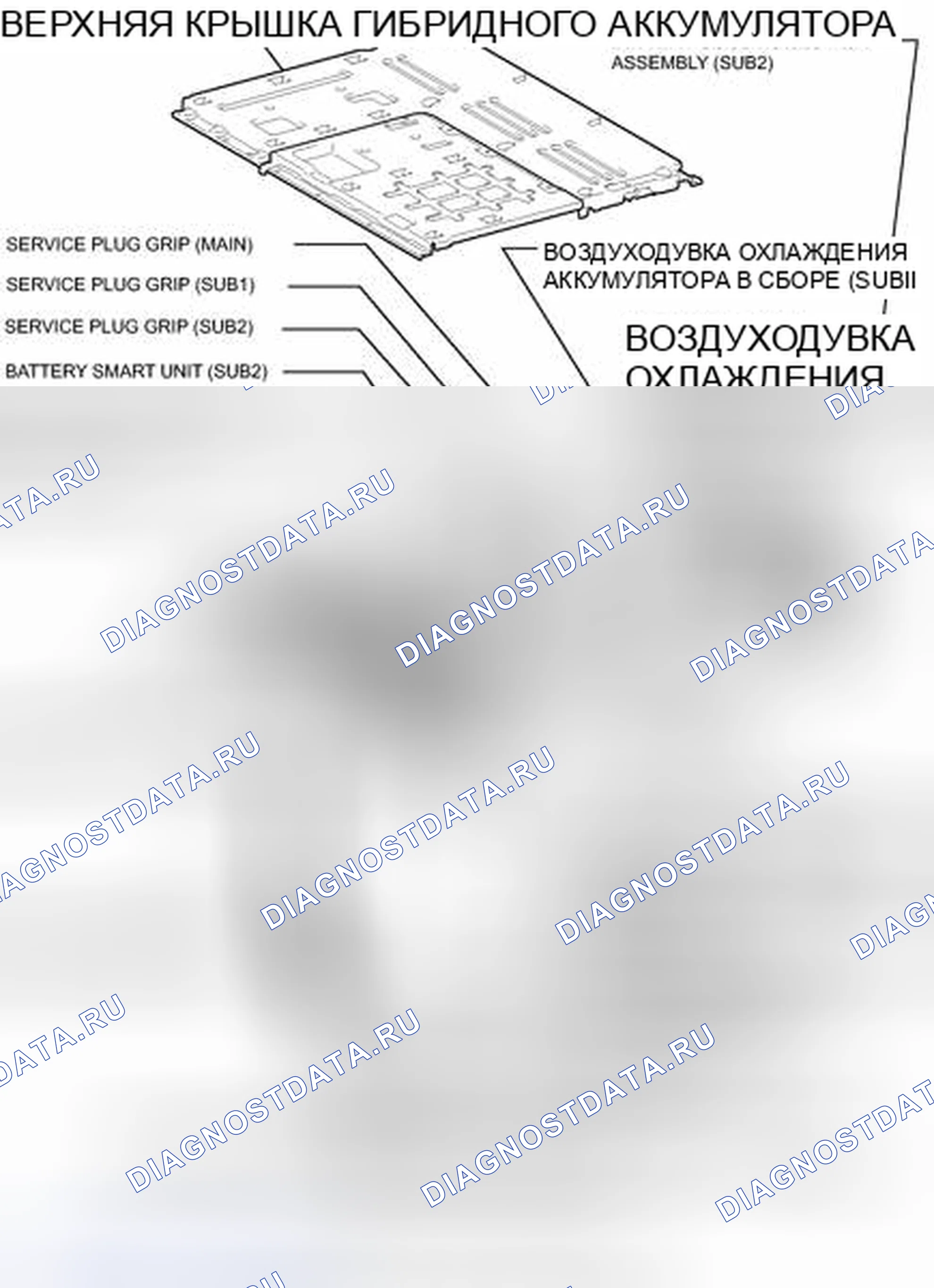 Рис. 616: ИЛЛЮСТРАЦИЯ. Toyota Prius PHV pre-III