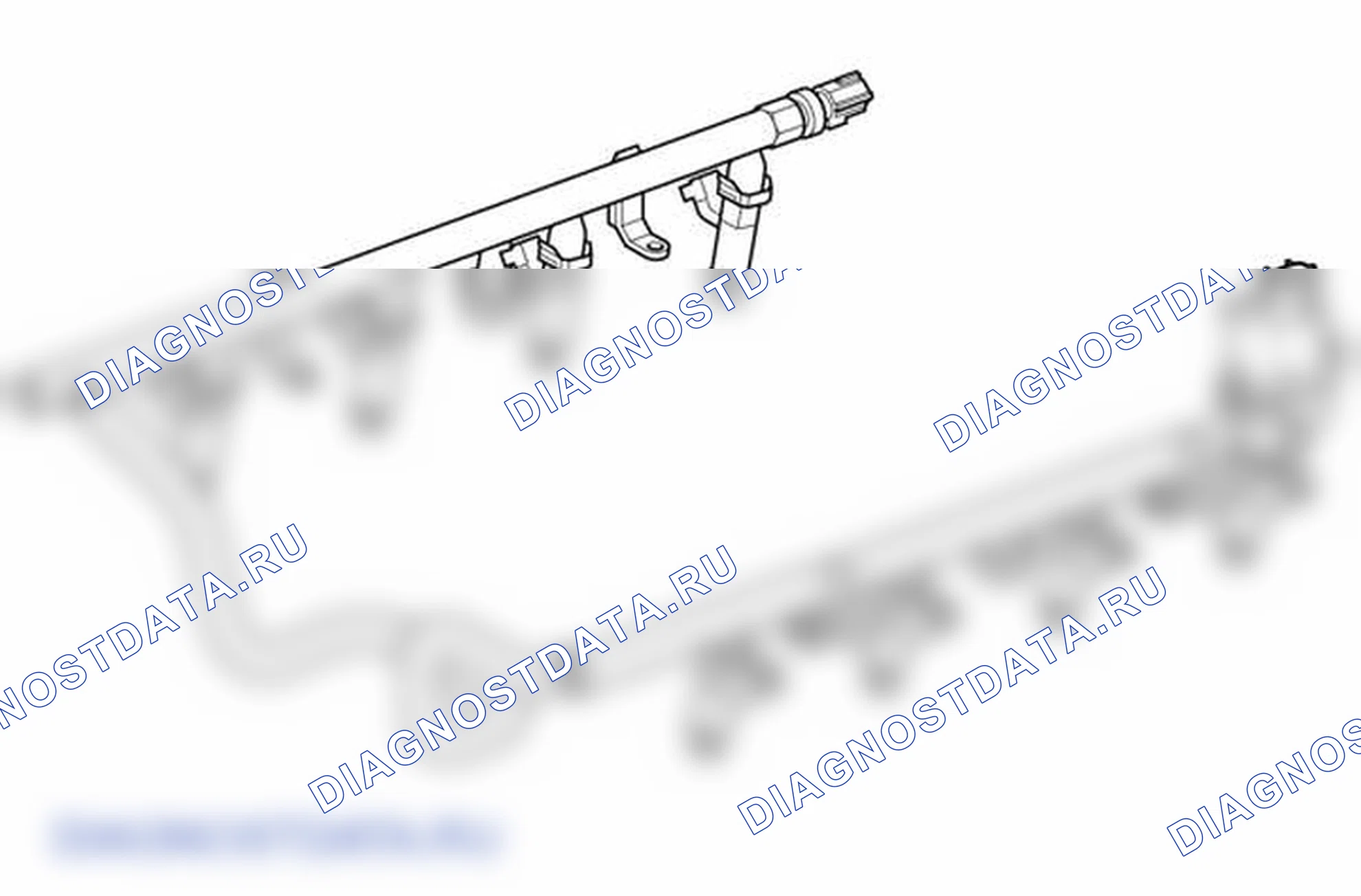 Рис. 140: ТОПЛИВОПРОВОДЫ. Land Rover Range Rover L322