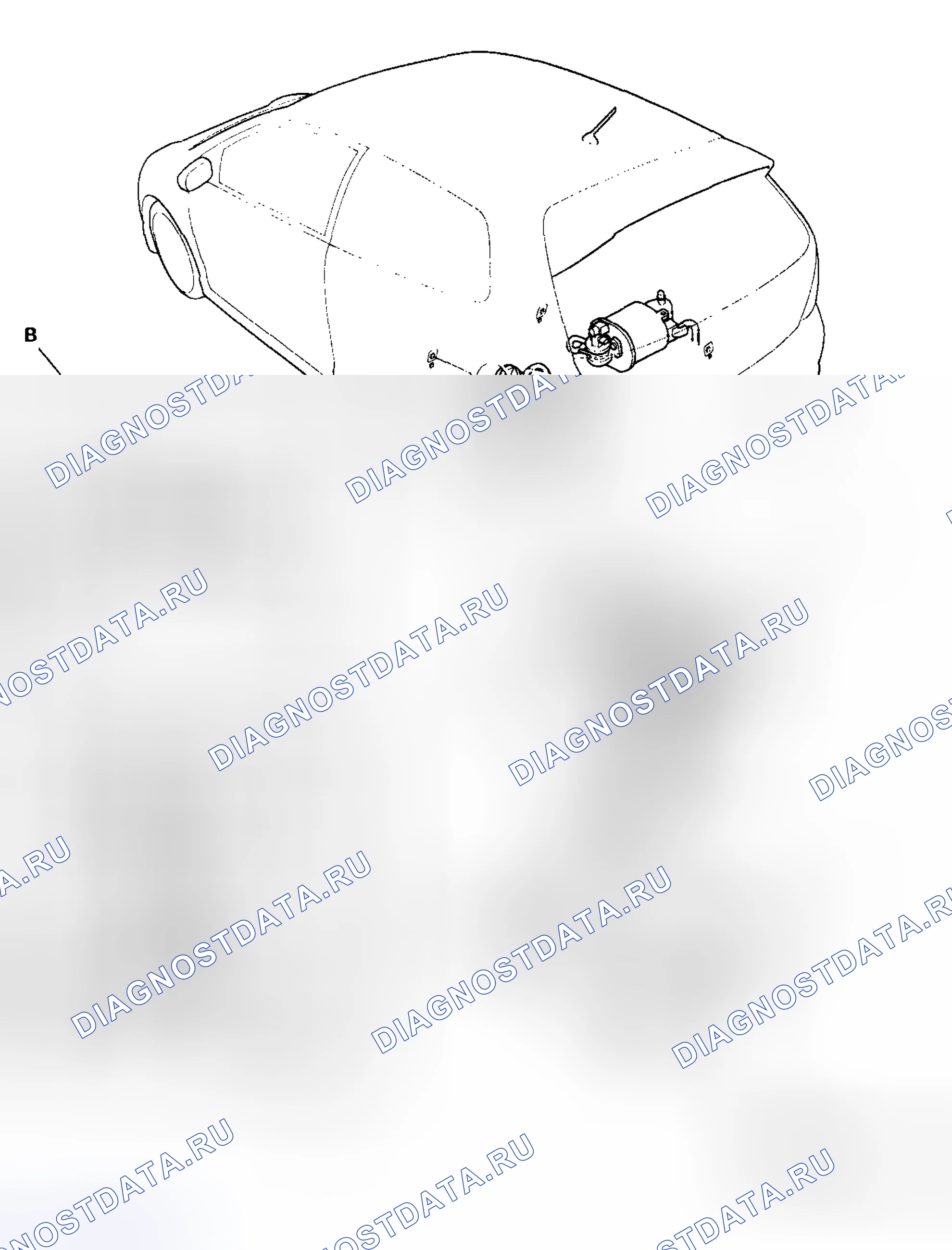 Рис. 50: Замена топливного бака. Honda Civic VII рестайлинг