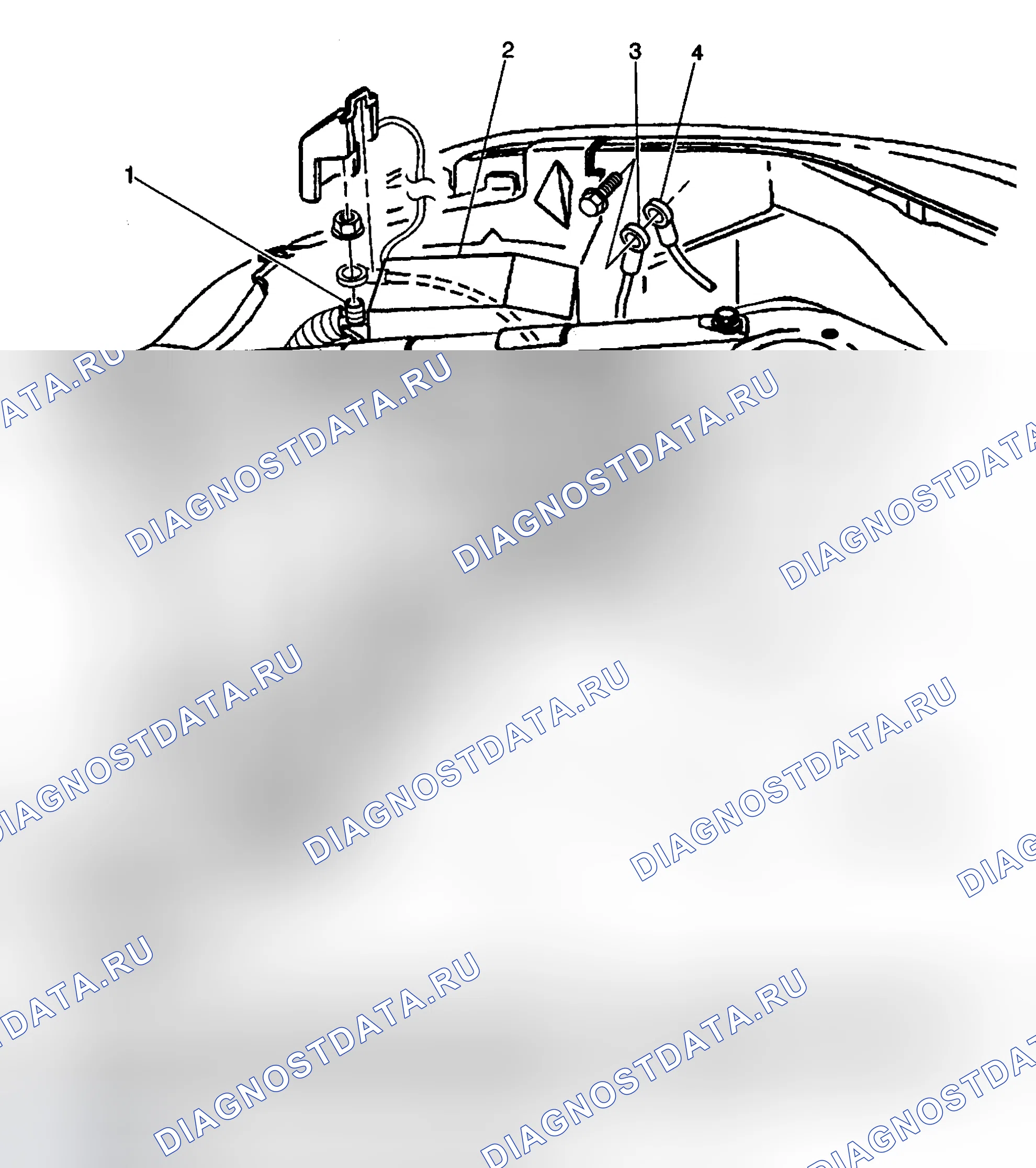 Рис. 4: СОЕДИНИТЕЛЬНЫЙ БЛОК ПОД КАПОТОМ. Hyundai Trajet I