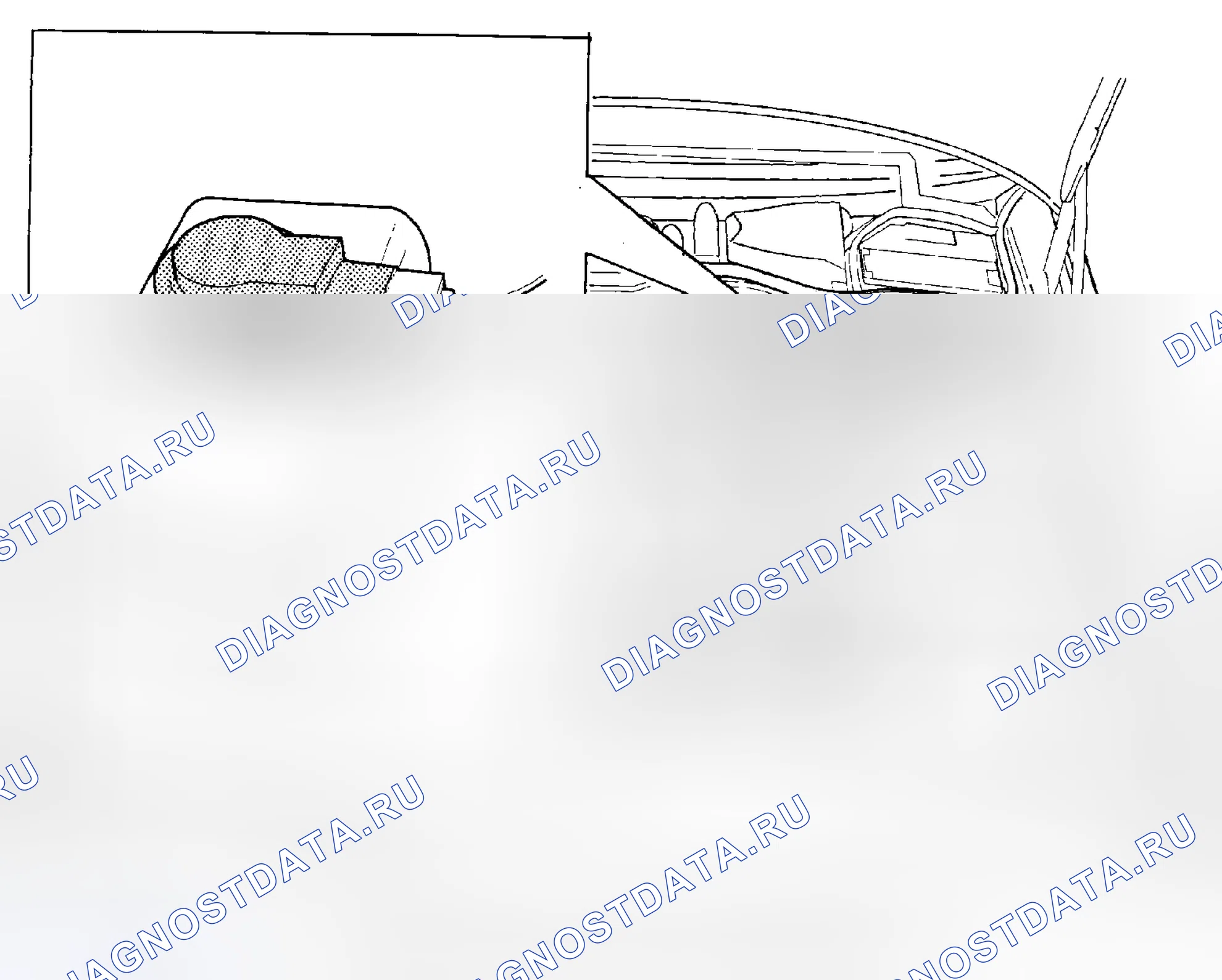 Рис. 206: Замена неисправного резервуара с тормозной жидкостью. Volvo C70 I