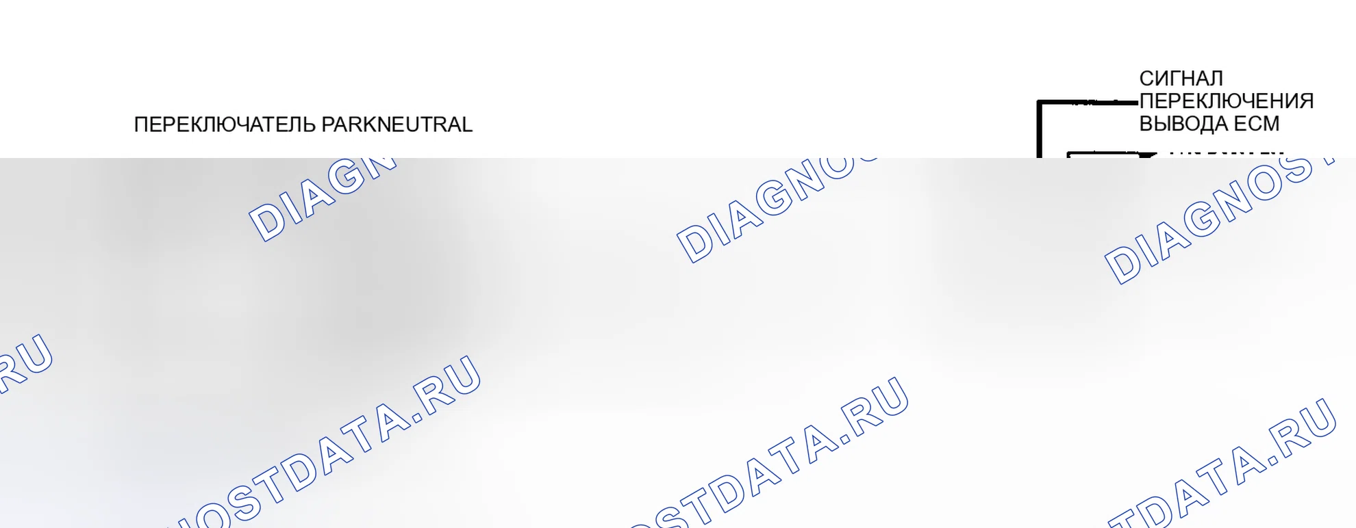 Рис. 66: ДИАГРАММА 24B, ЦЕПЬ ПАРКОВКИ/НЕЙТРАЛИ - 5,0 Л, ПОЛНАЯ ФУНКЦИЯ. Pontiac Bonneville VIII