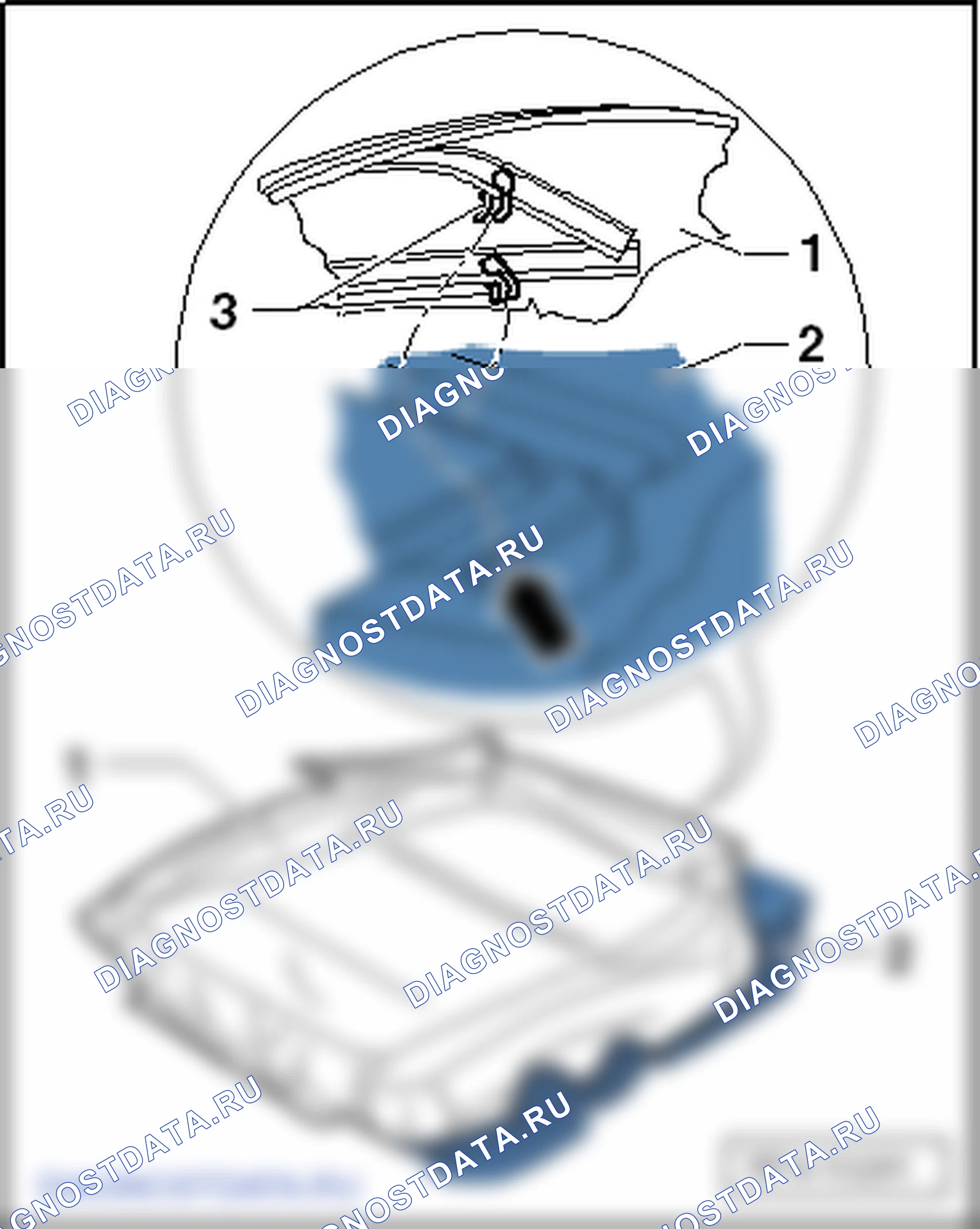 Обивки и наполнители сидений третьего ряда. SEAT Alhambra Ii