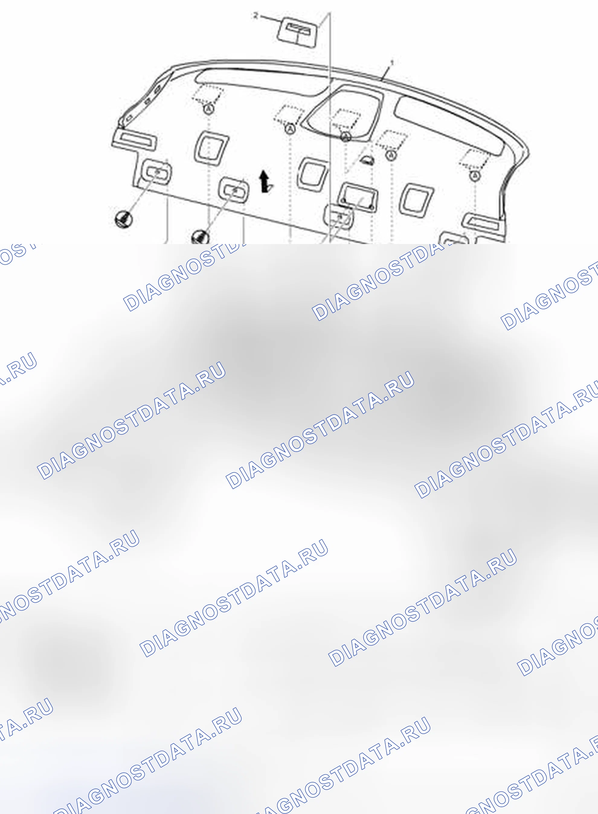 Рис. 22: облицовка перегородки. Suzuki Kizashi I