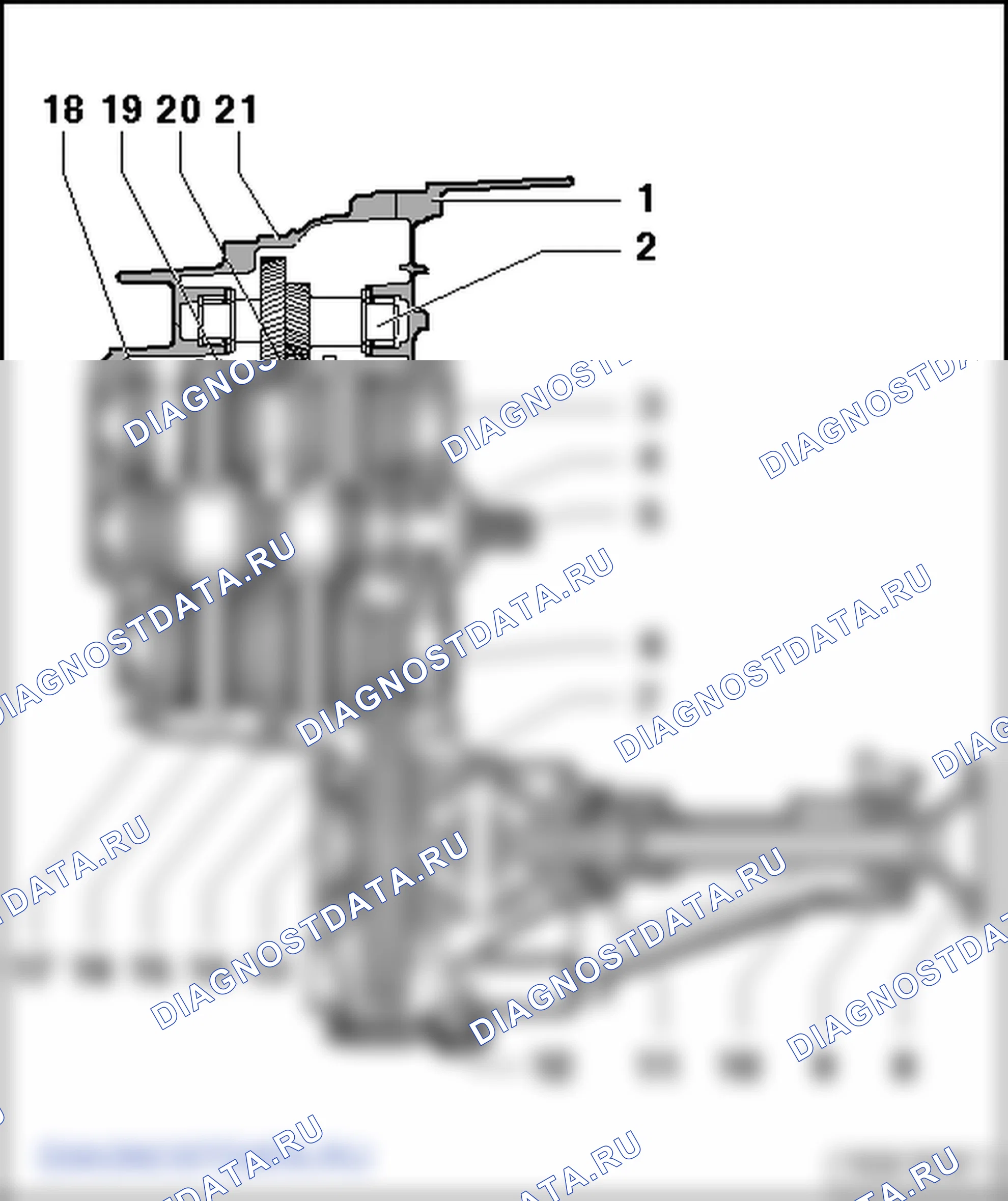 Dismantling и assembling gearbox (6-скорость ручной gearbox 02N) (исполнение 4). SEAT Alhambra I