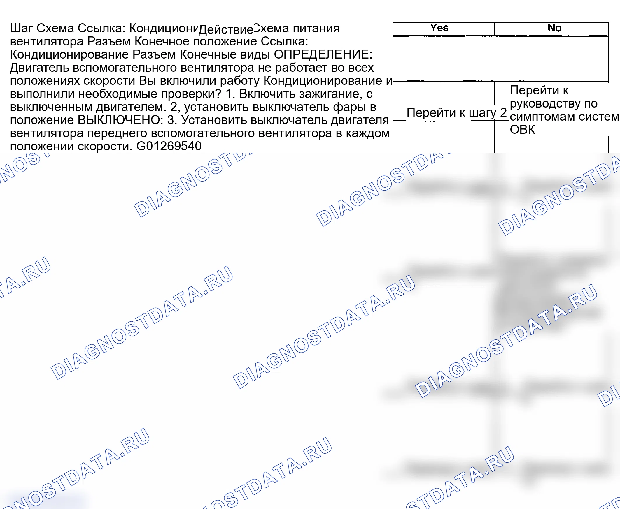 Рис. 259: Неработающий электродвигатель воздуходувки - вспомогательный. GMC Savana Special G3500 