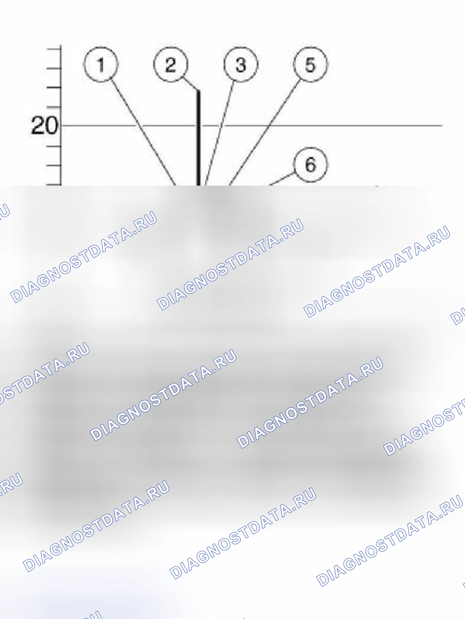 Рис. 32: 12 13... Нормальная осциллограмма (только для двигателей M, S и W). BMW Z8 E52