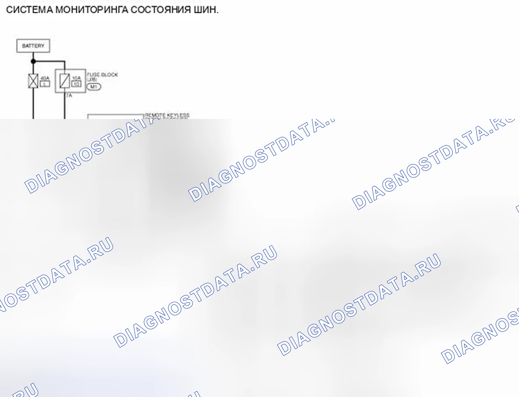Рис. 31: электросхема. Nissan Quest IV