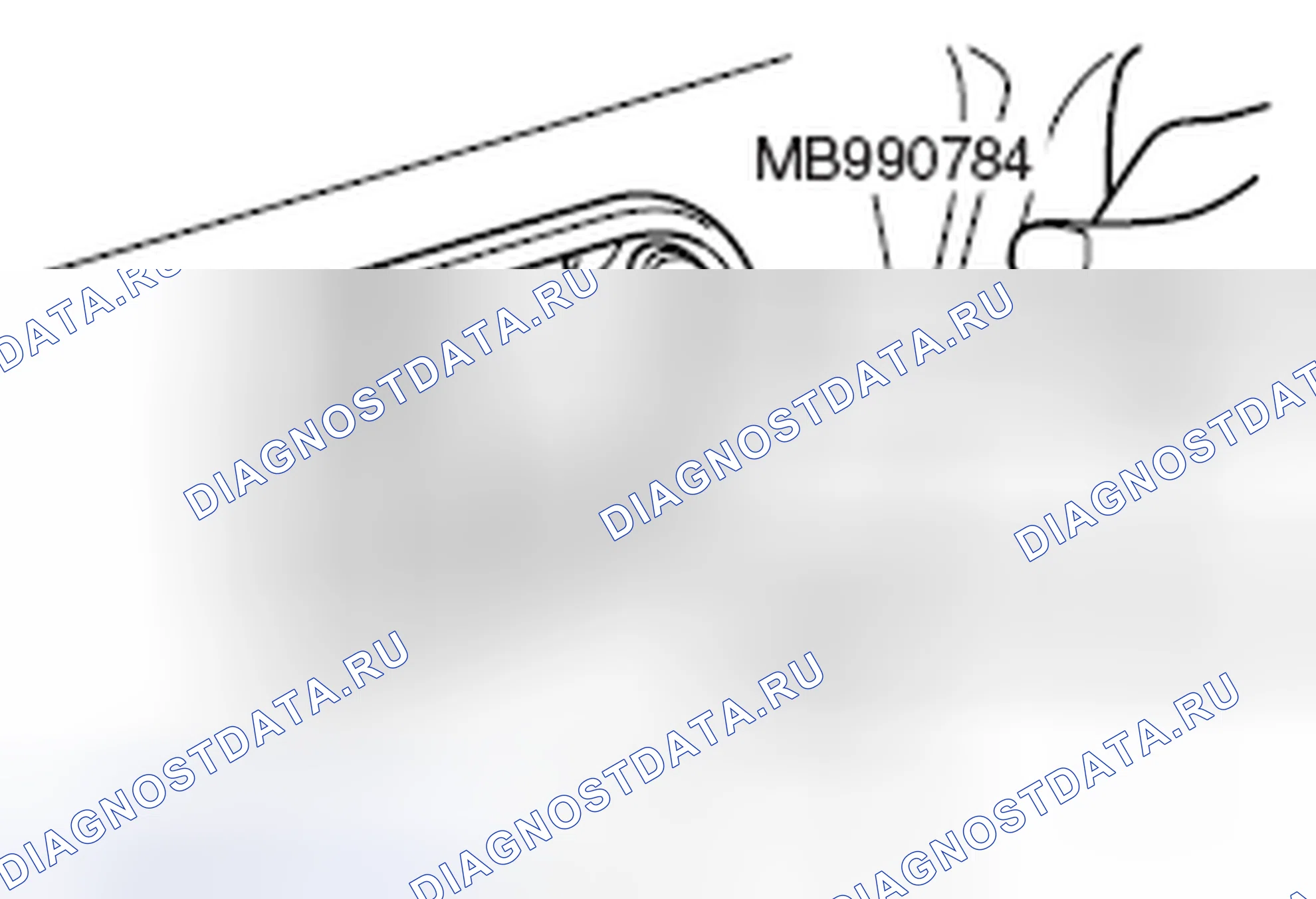 Рис. 16: < < A > > СНЯТИЕ КРЫШКИ ВНУТРЕННЕЙ РУЧКИ. Mitsubishi Galant IX рестайлинг